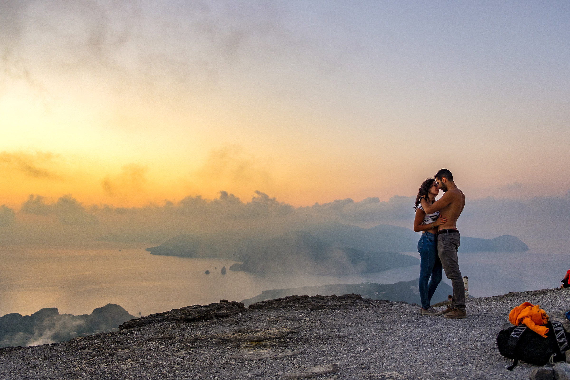 Self-timer in the clouds