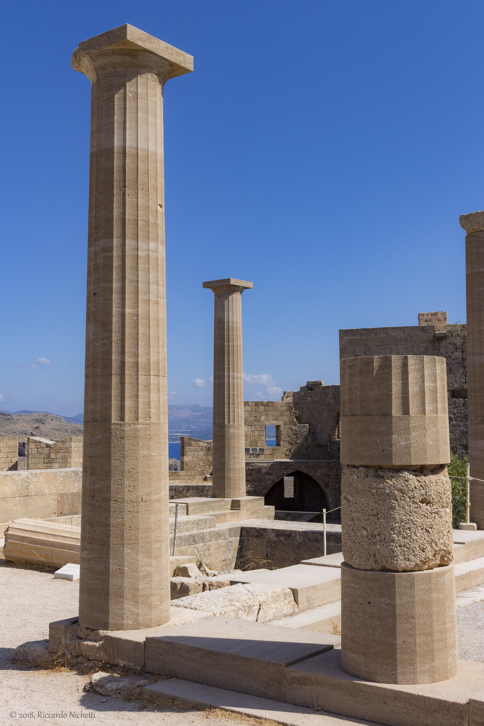 Colonne Acropoli Lindos