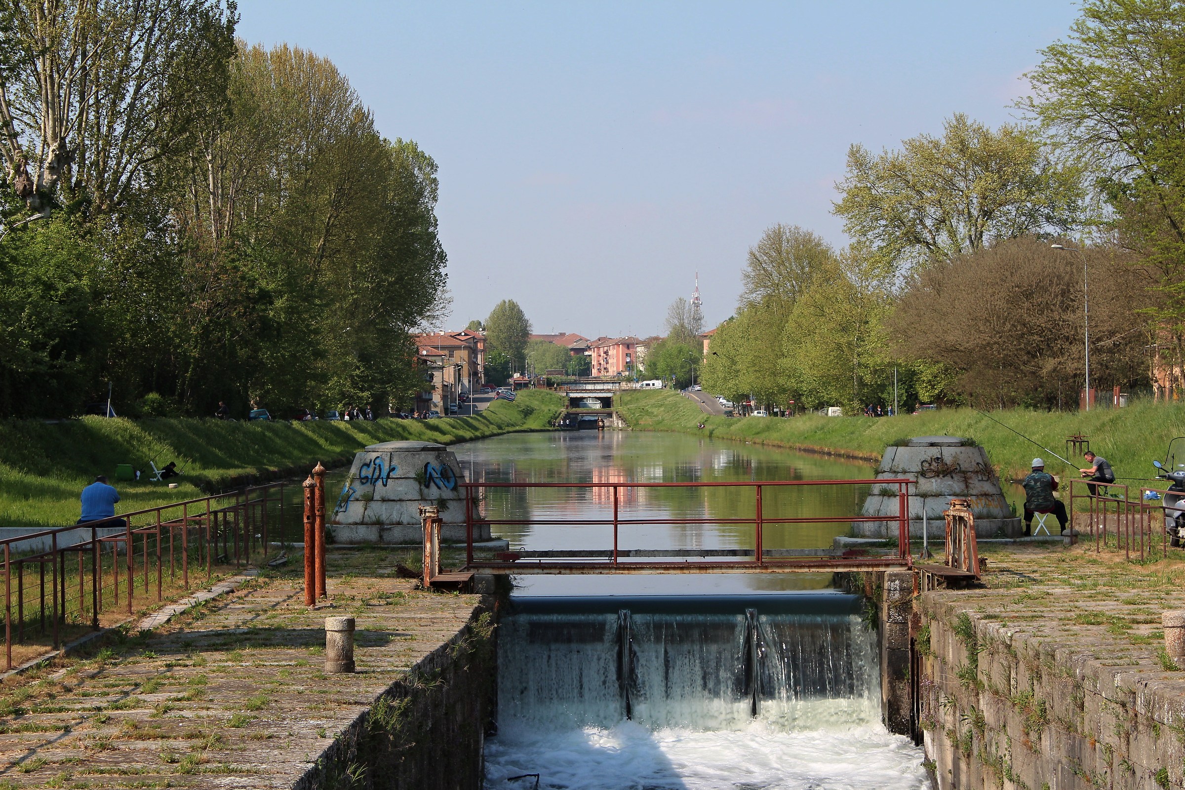 Pavia - La Conca del Naviglio Pavese al Confluente