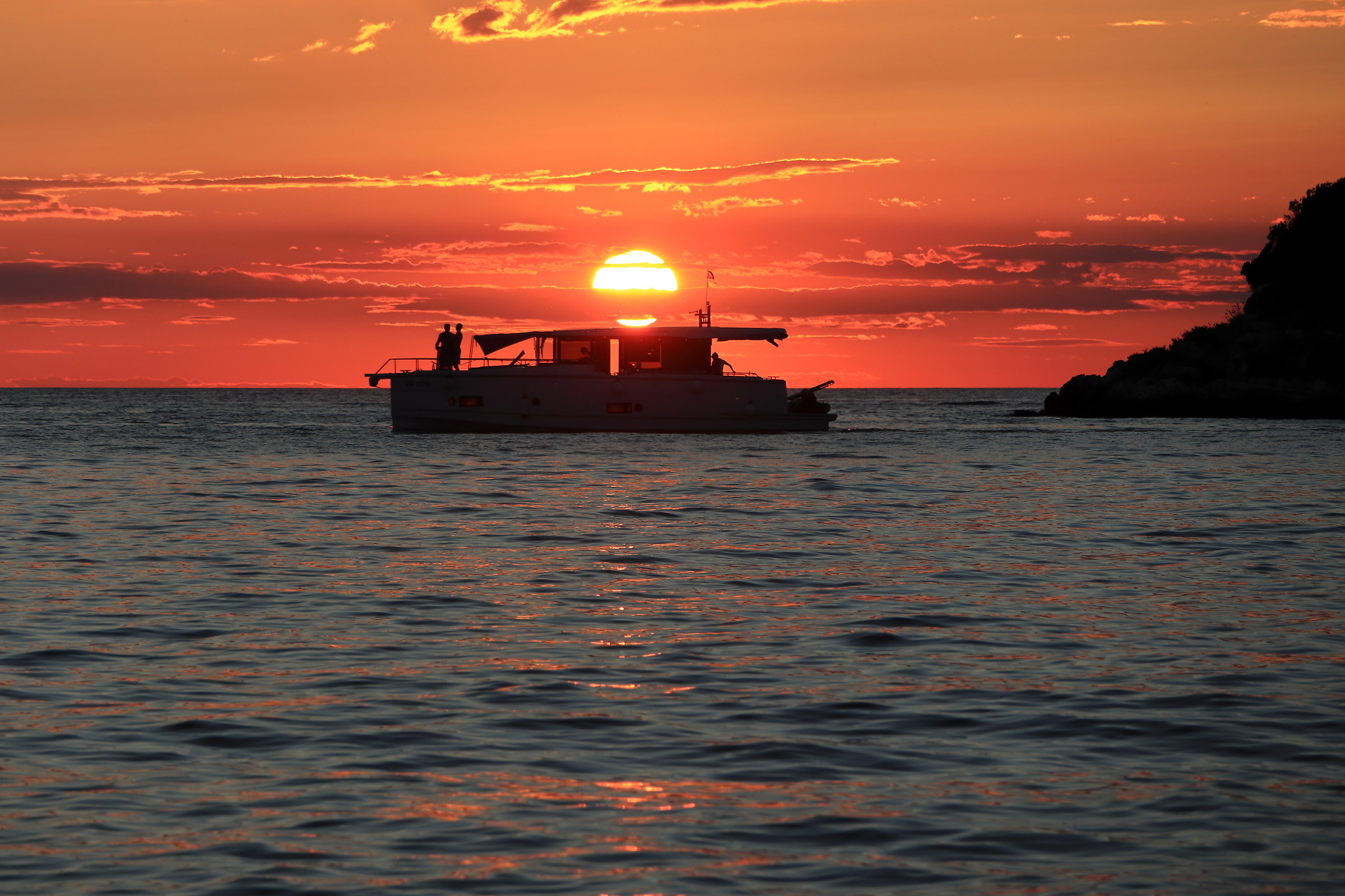 Tramonto mare Adriatico