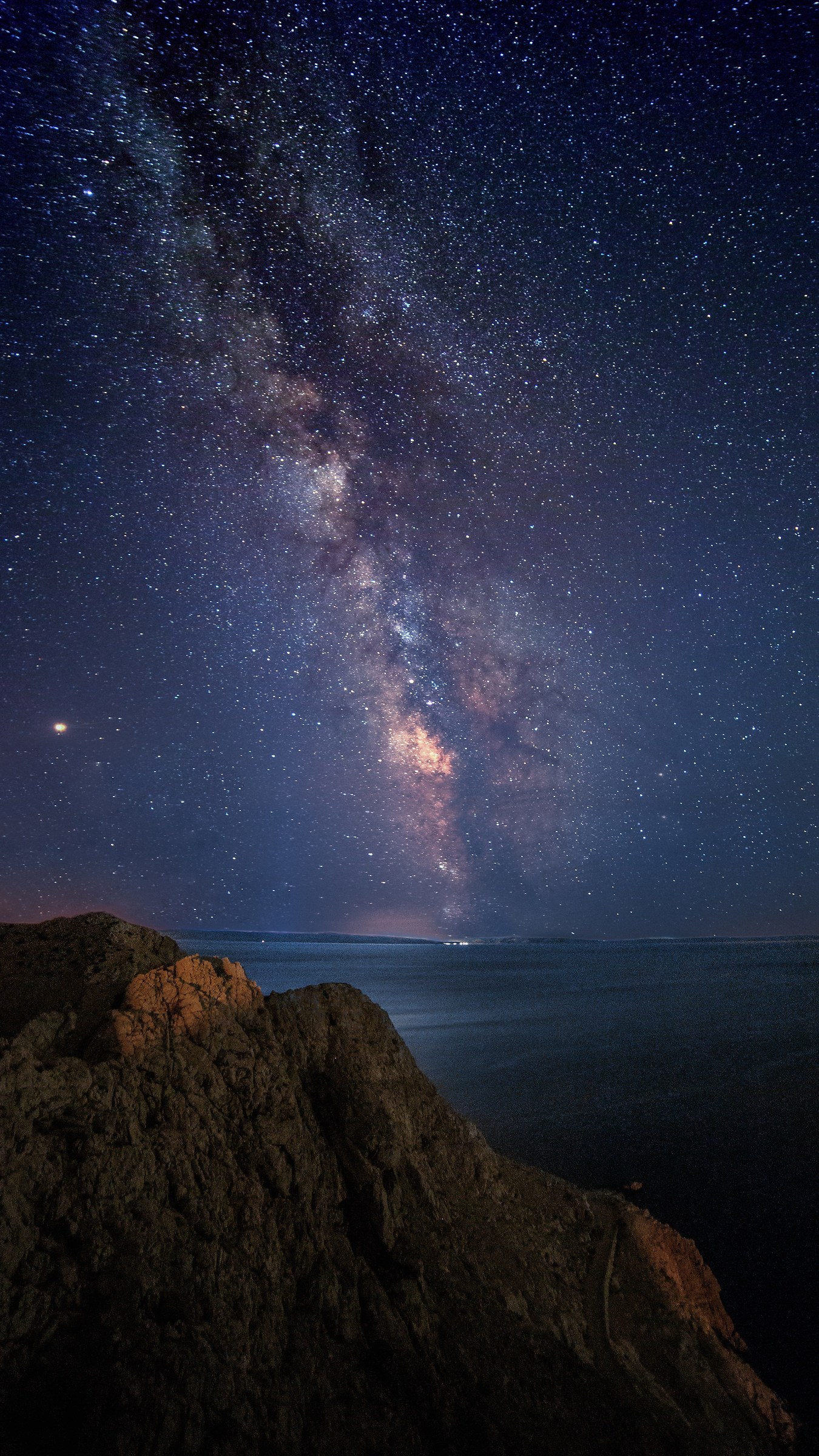 Milky Way from Jablanac, Croatia