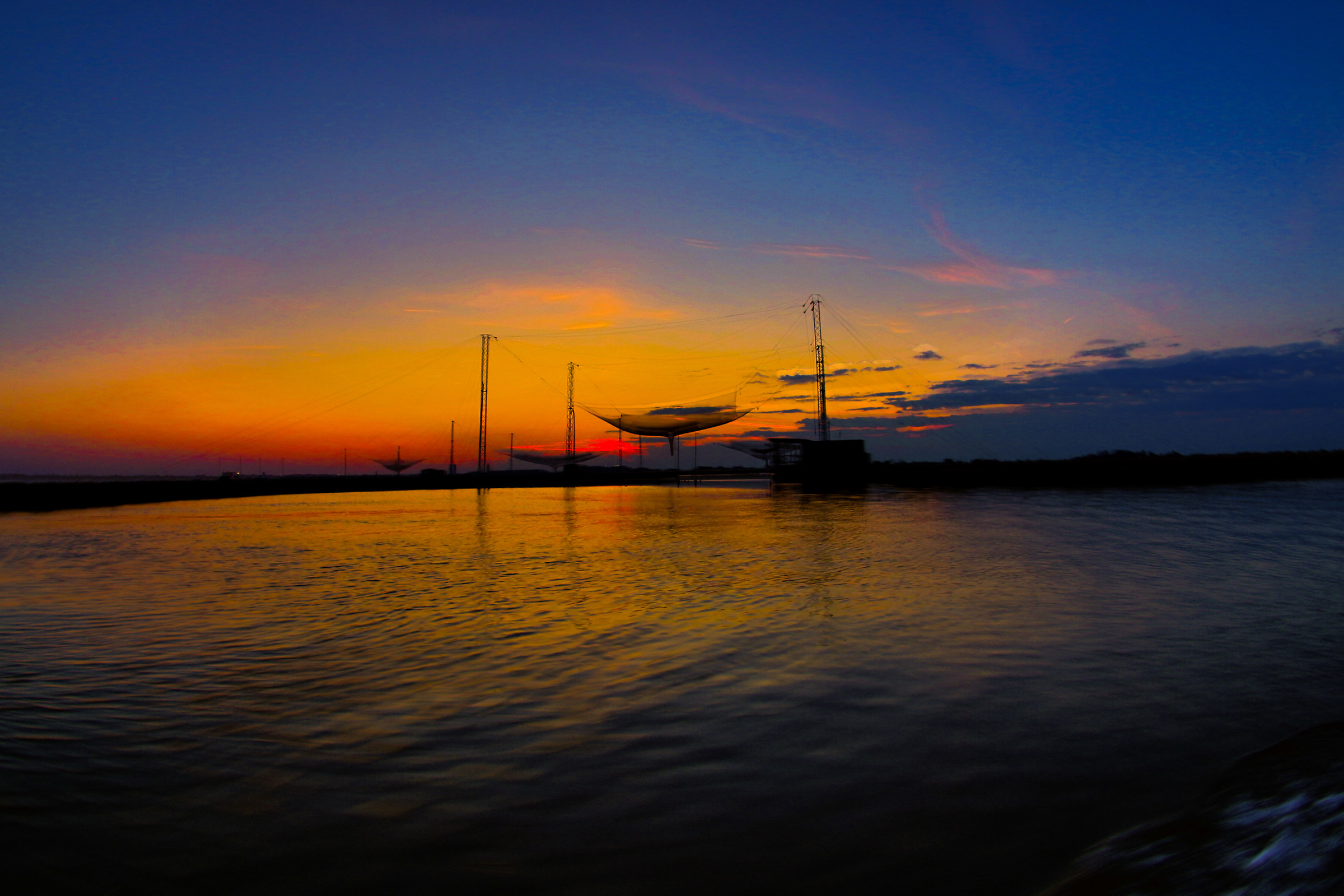 North Lagoon at sunset
