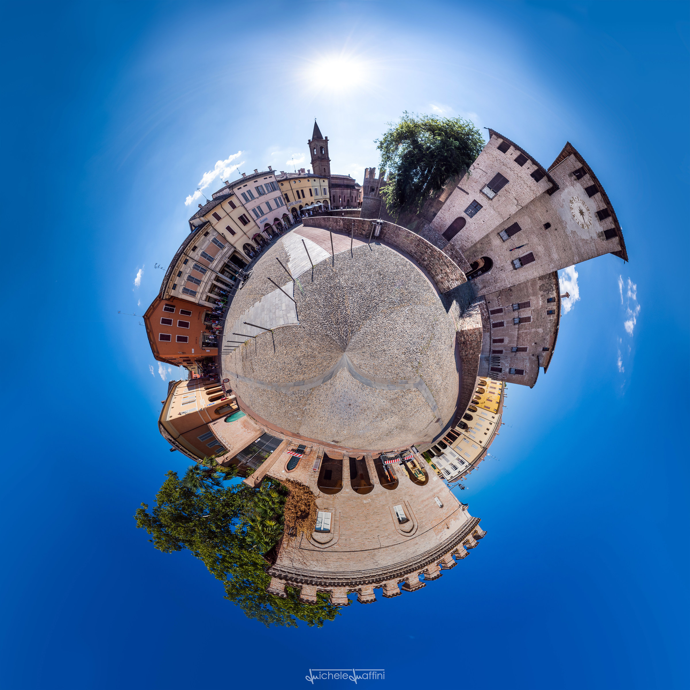 Piazza della Rocca - Fontanellato (pr)