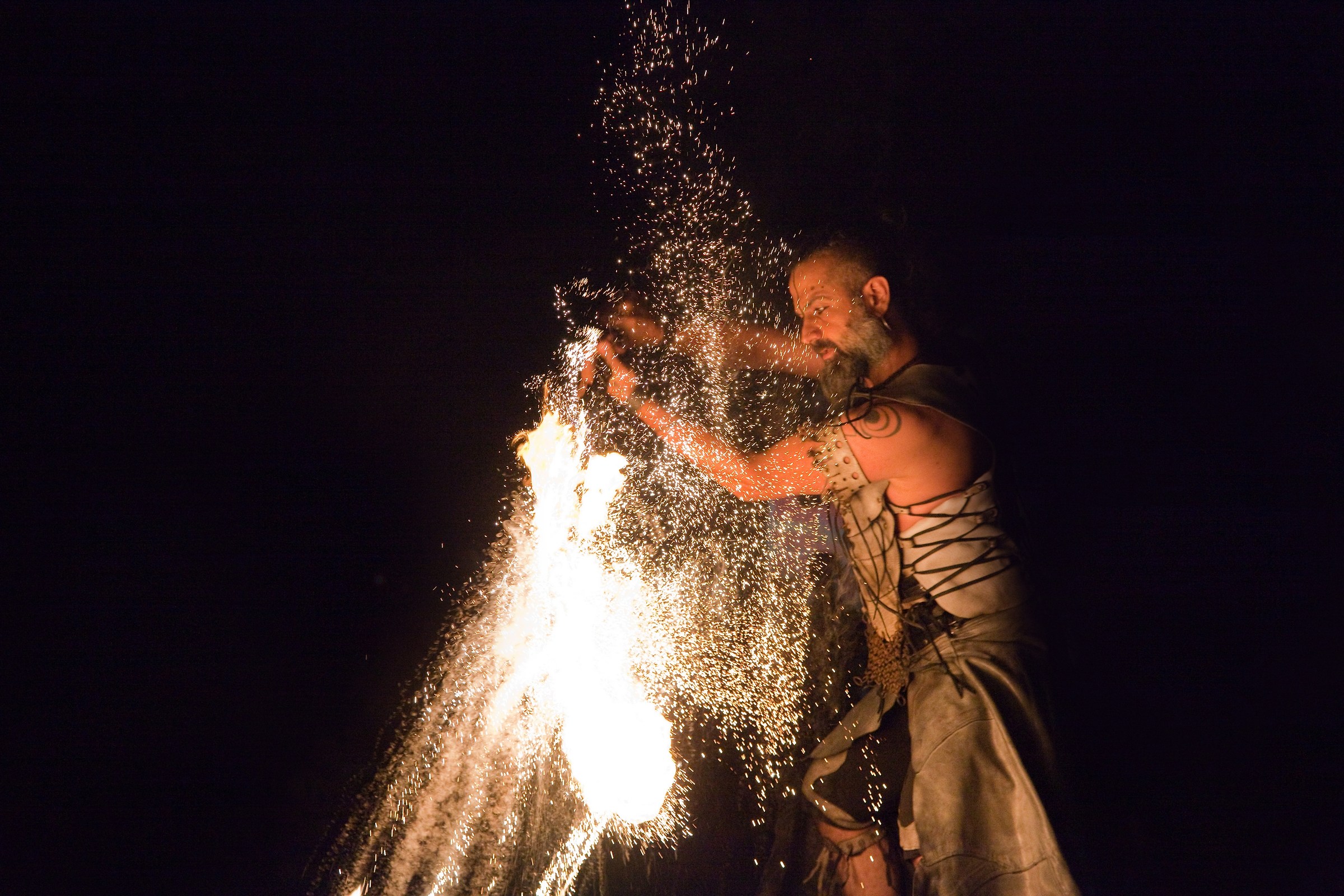 Lights-Fire and sparks