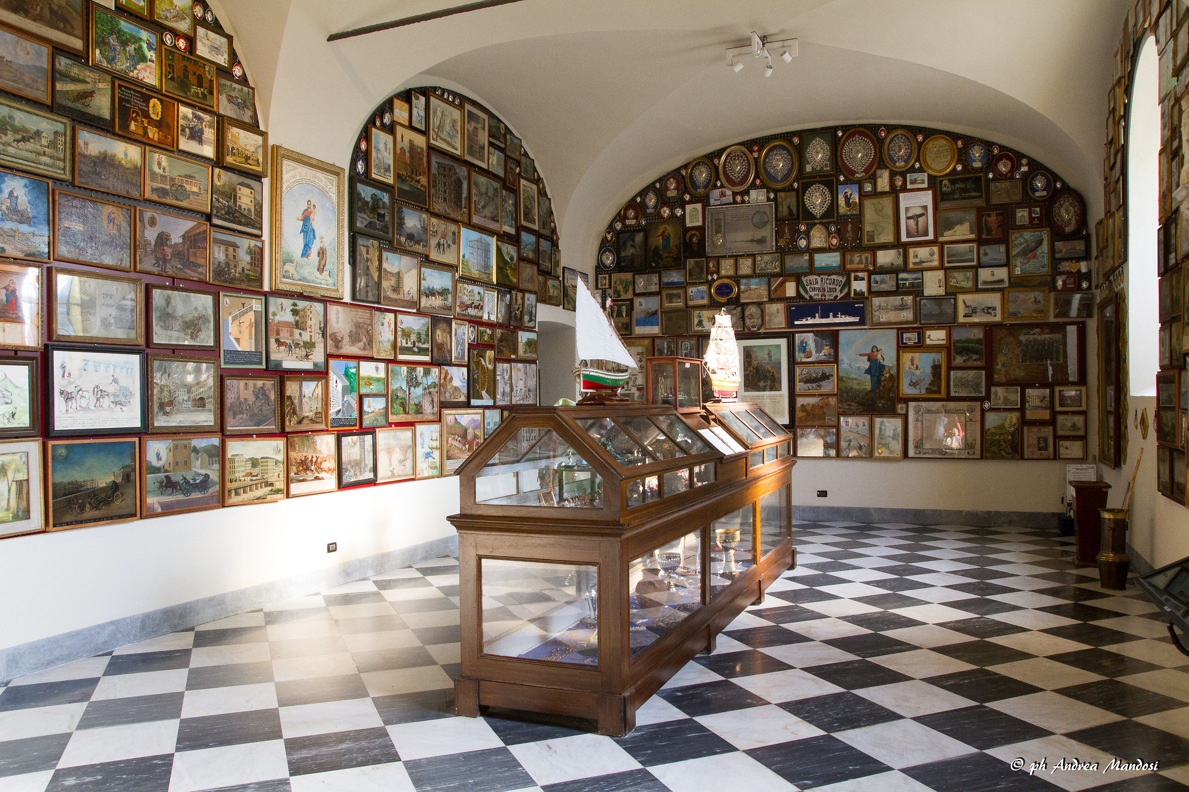 La sala degli ex voto