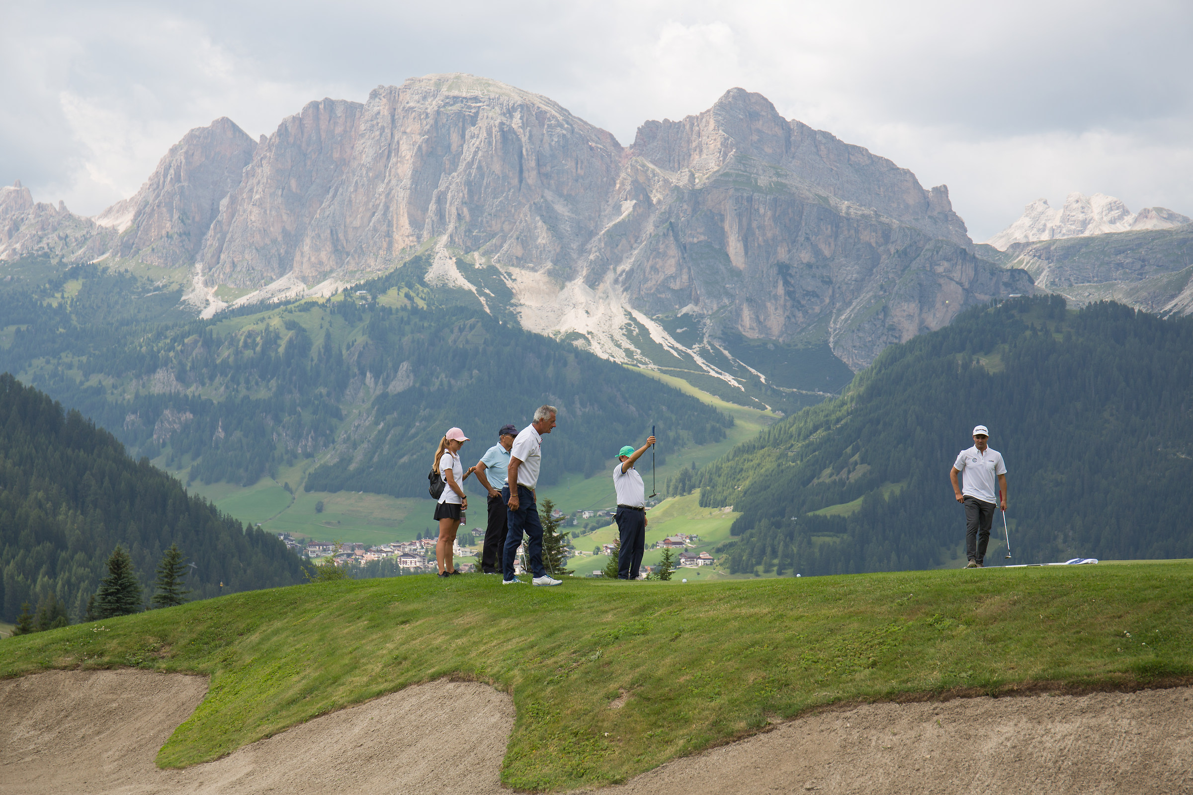Golfers in Corvara