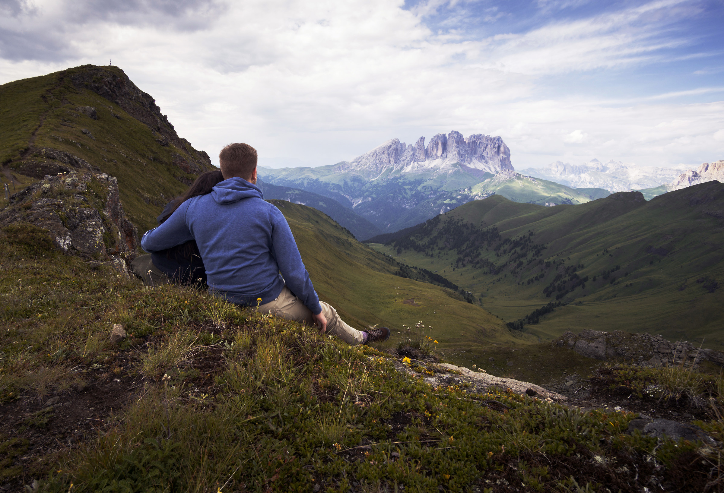 Una vista incredibile (Sella Brunech)