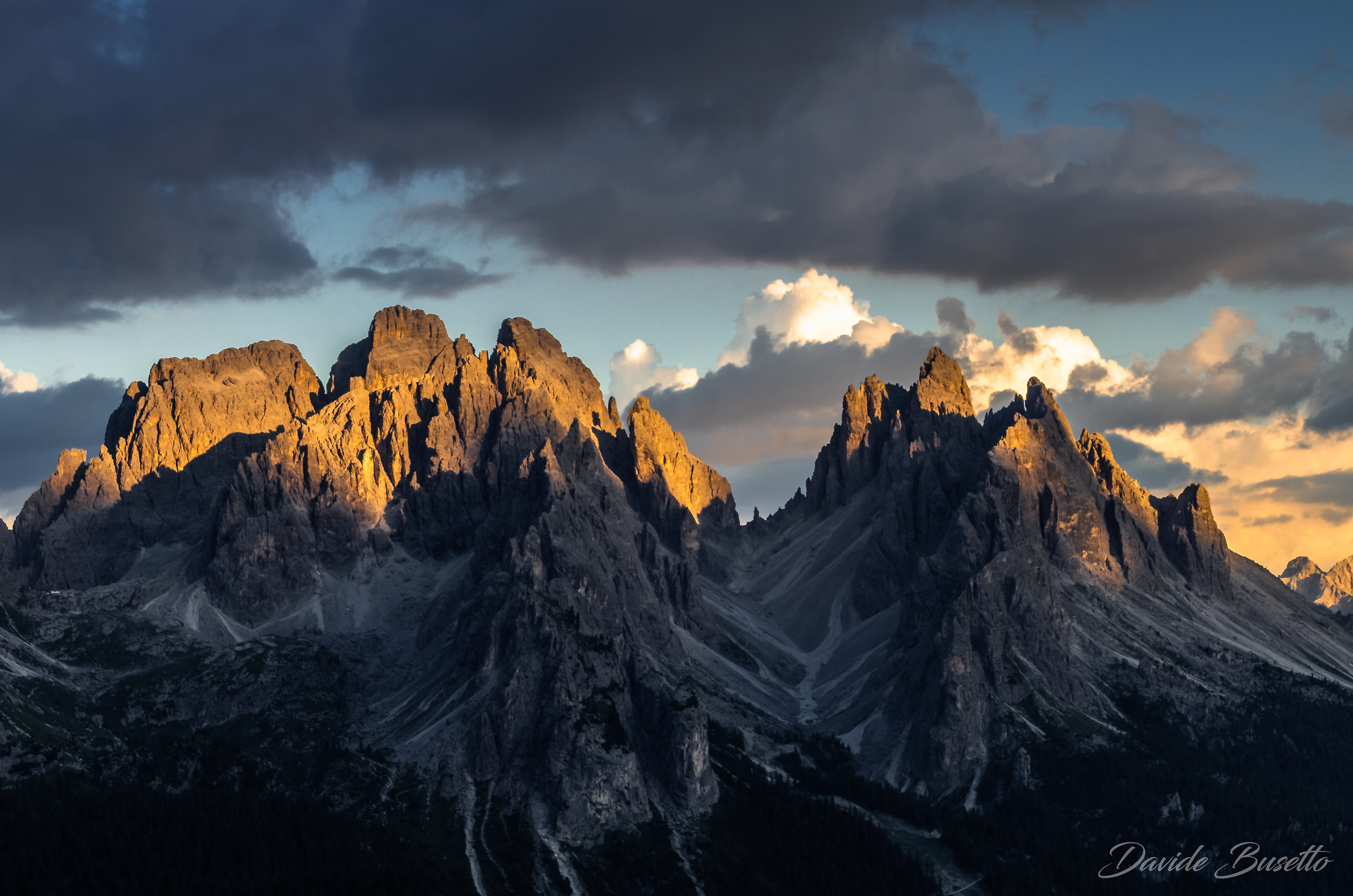 Tramonto sui Cadini di Misurina
