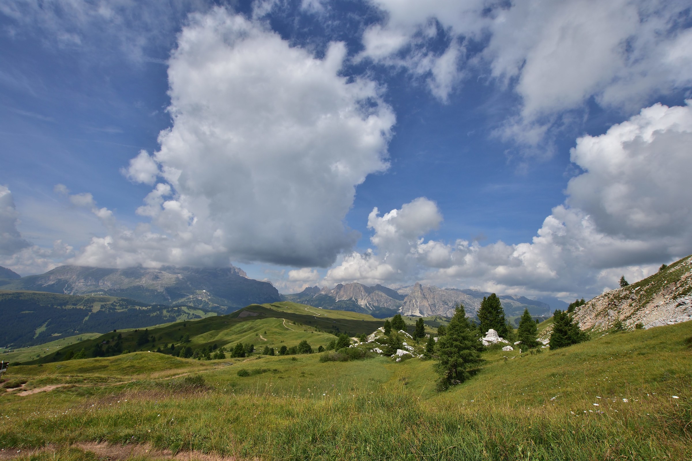 La Val Badia e le nuvole