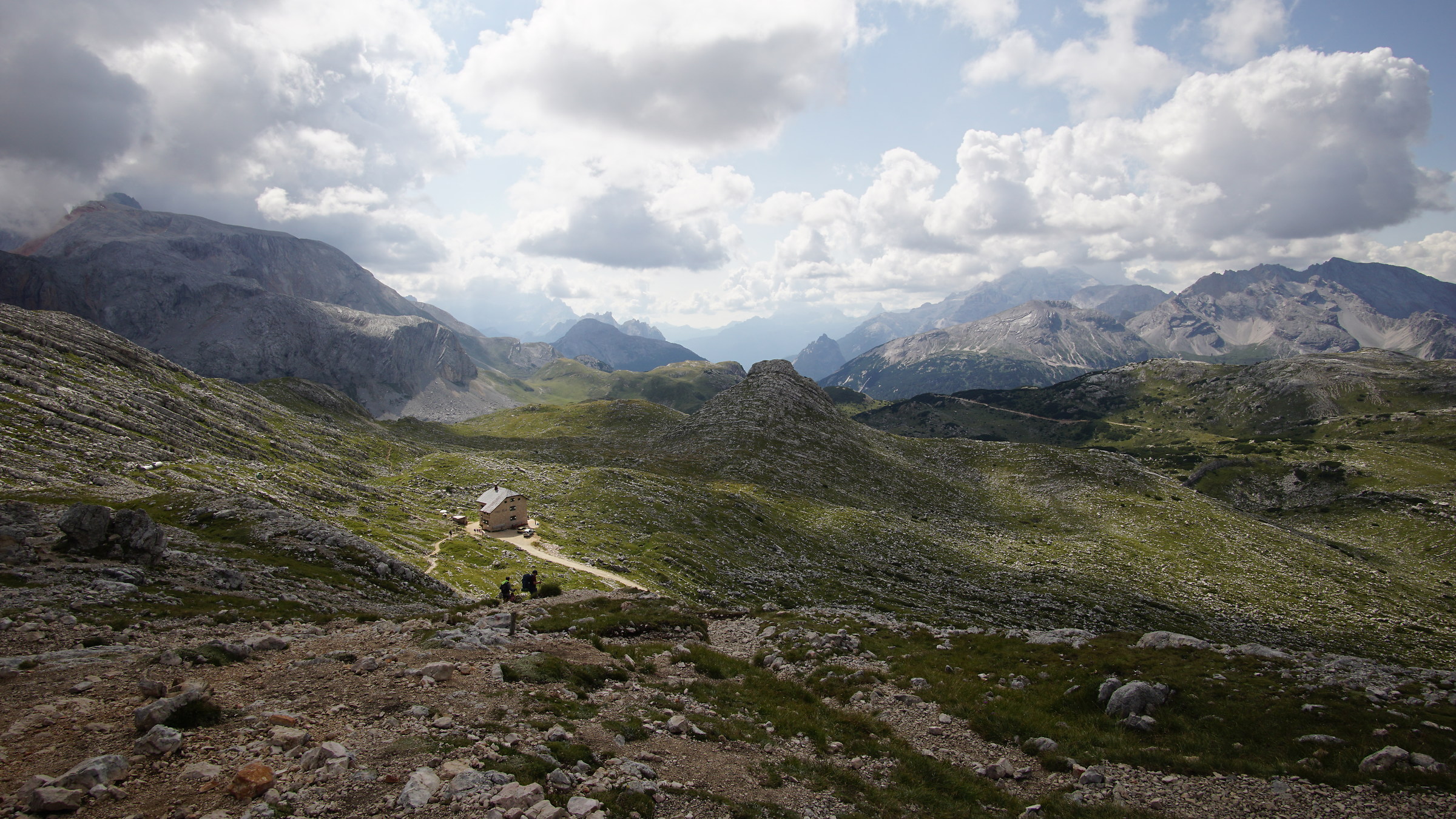 E luce fu!! Sul rifugio Biella