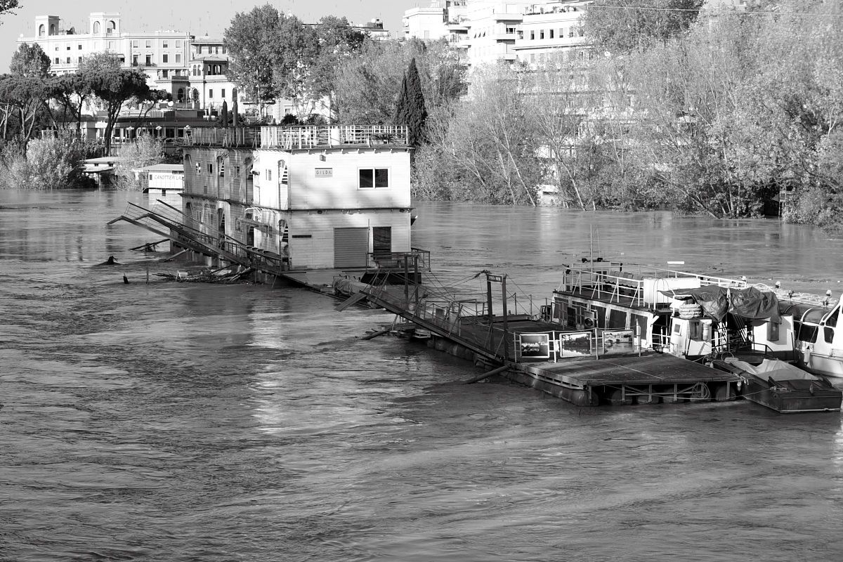 La piena del Tevere - Roma