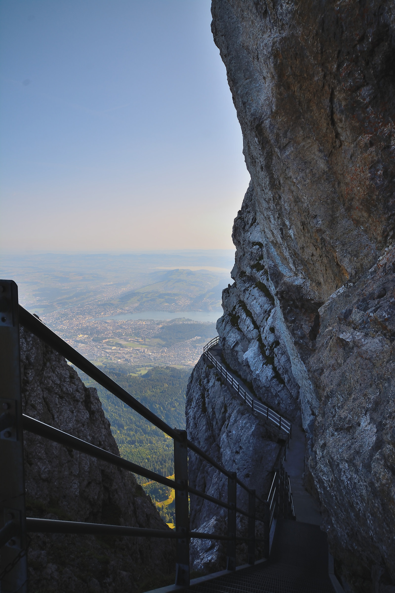 Iron Stairs on the Pilatus