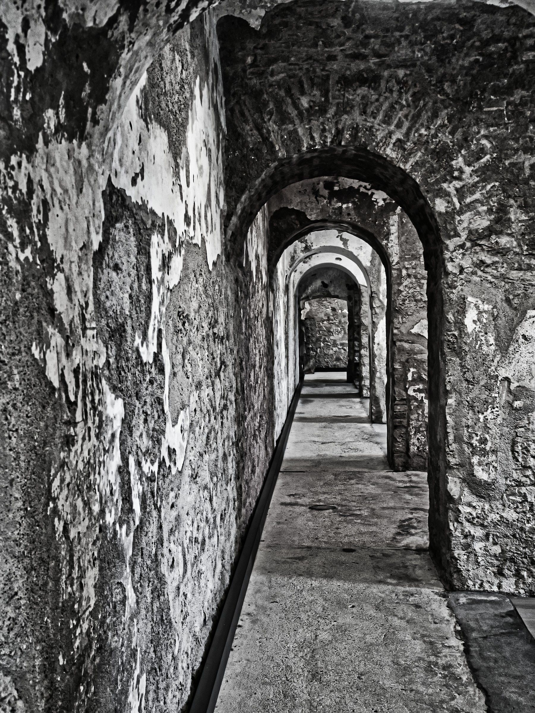 Interno del Forte di Monte Ricco-Prima Guerra Mondiale
