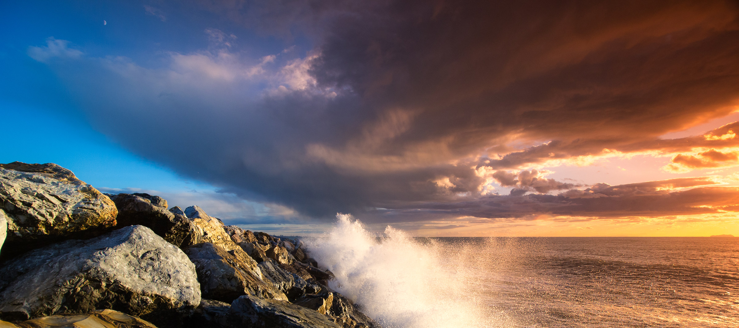 Breaking on the Rocks