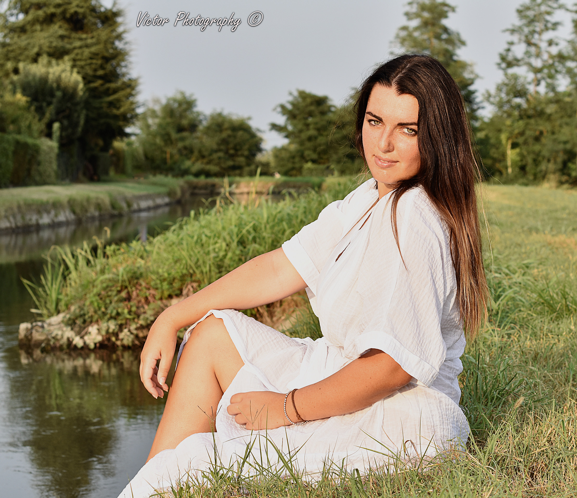 A Smile kissed by sunset