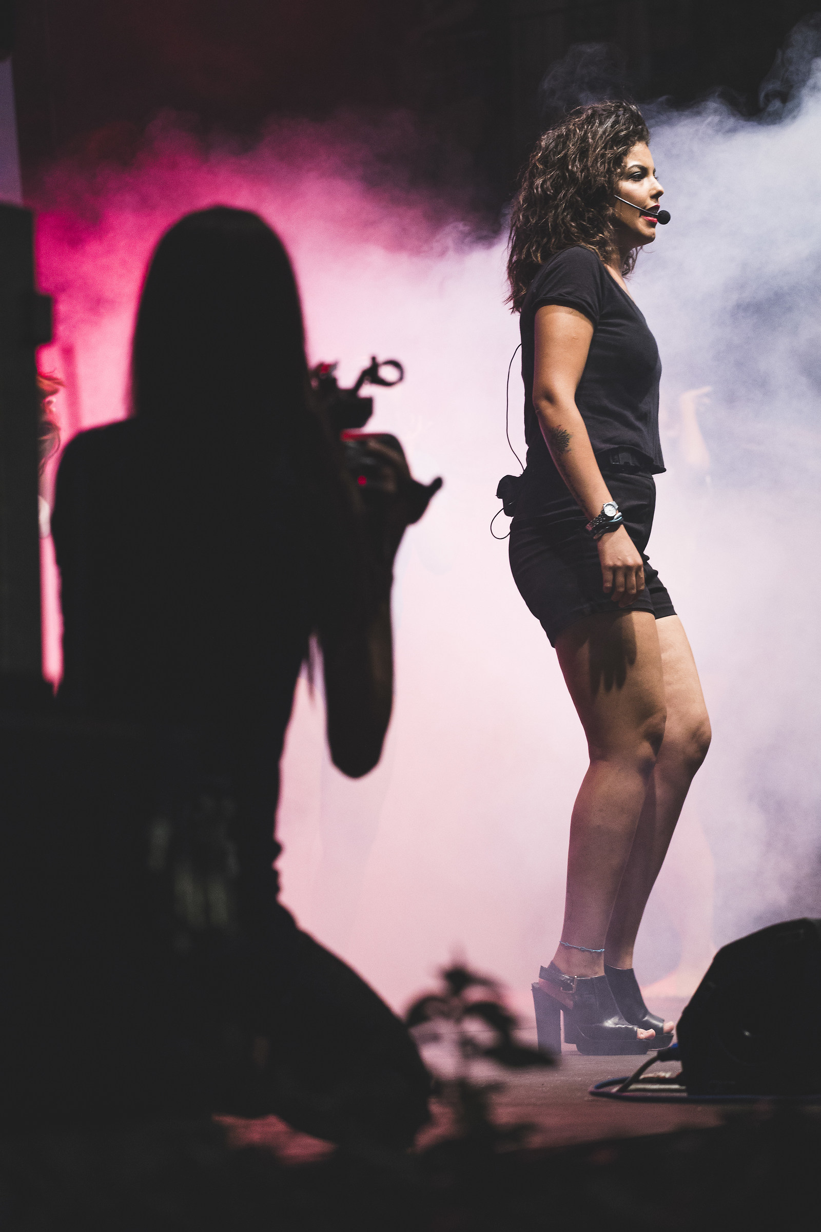 Photographer in action