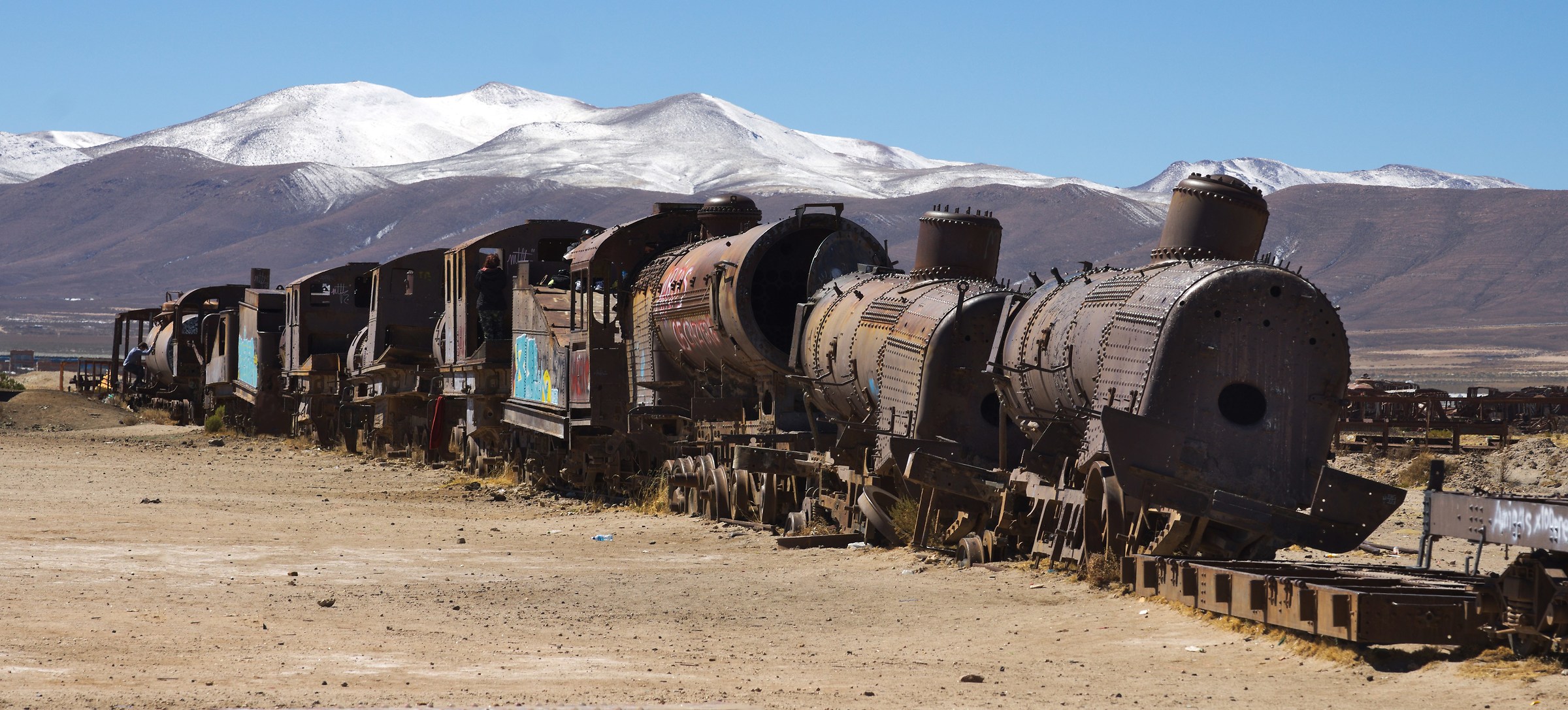 Tutti in carrozza! Cimitero dei treni Uyuni Bolivia