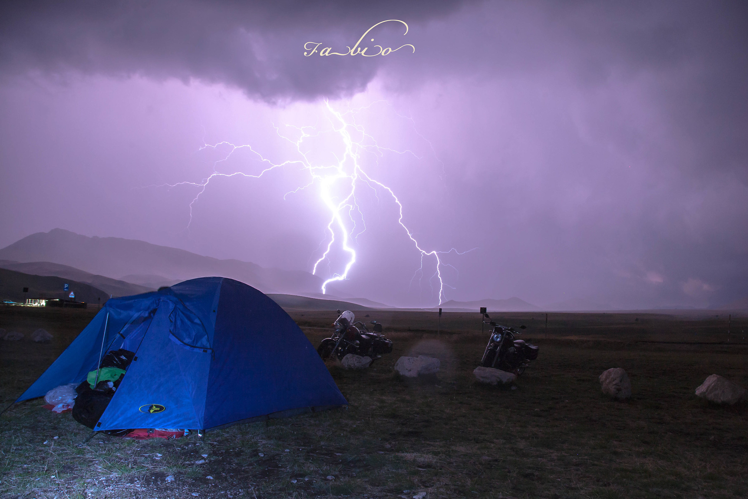 Lightning at Emperor Camp