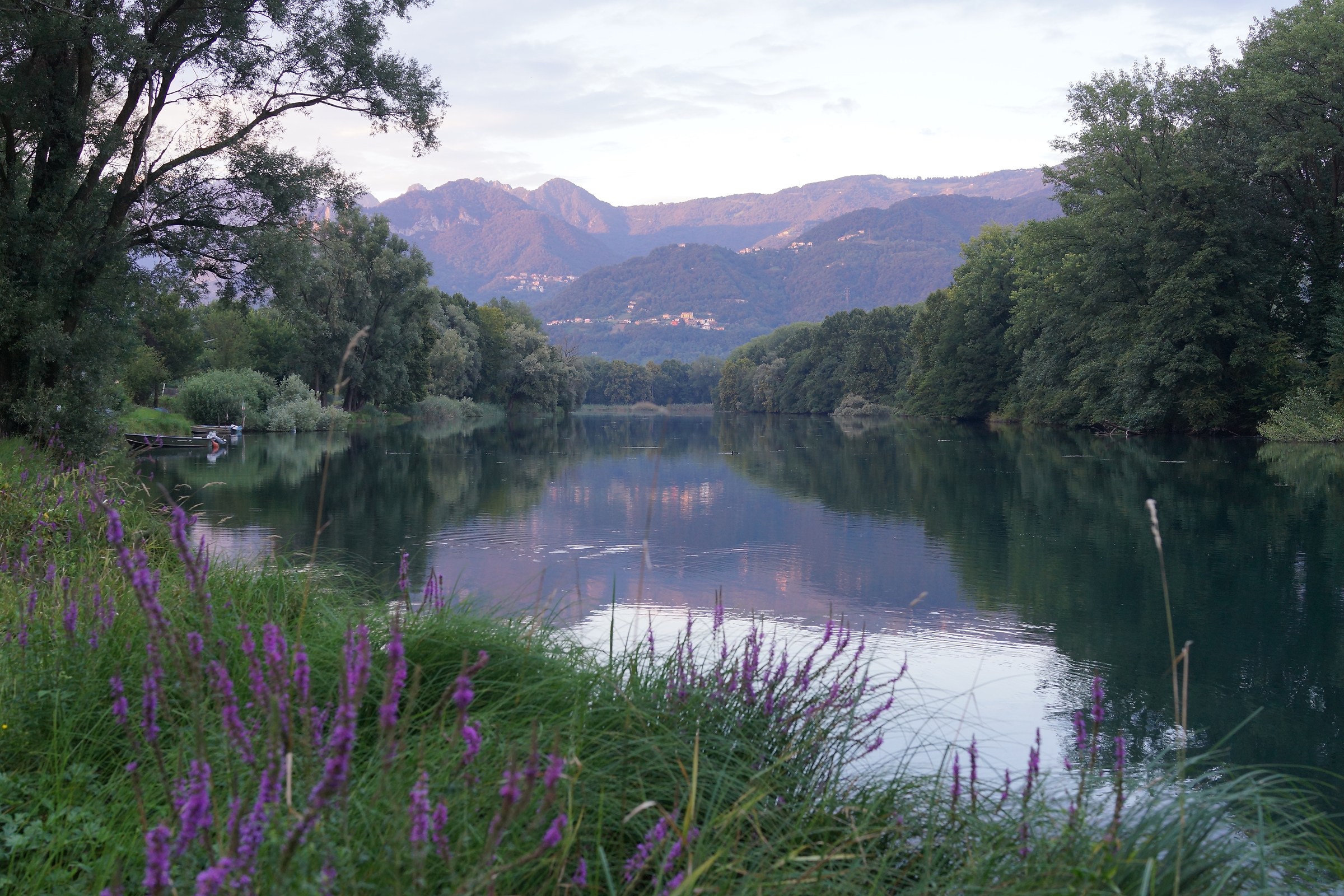 Adda, riflessi al tramonto 2