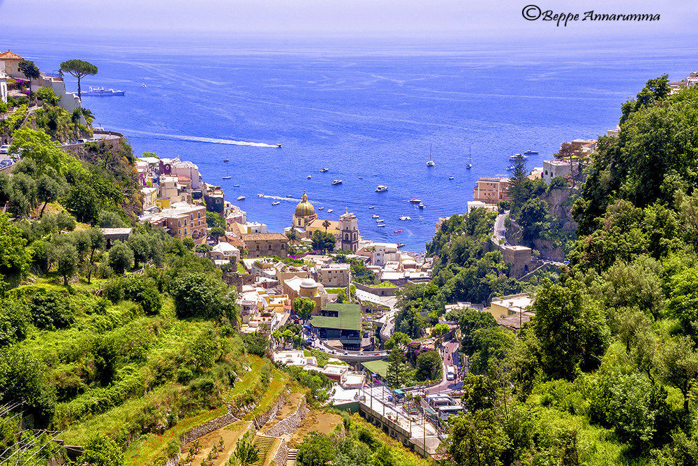 Positano dall'alto