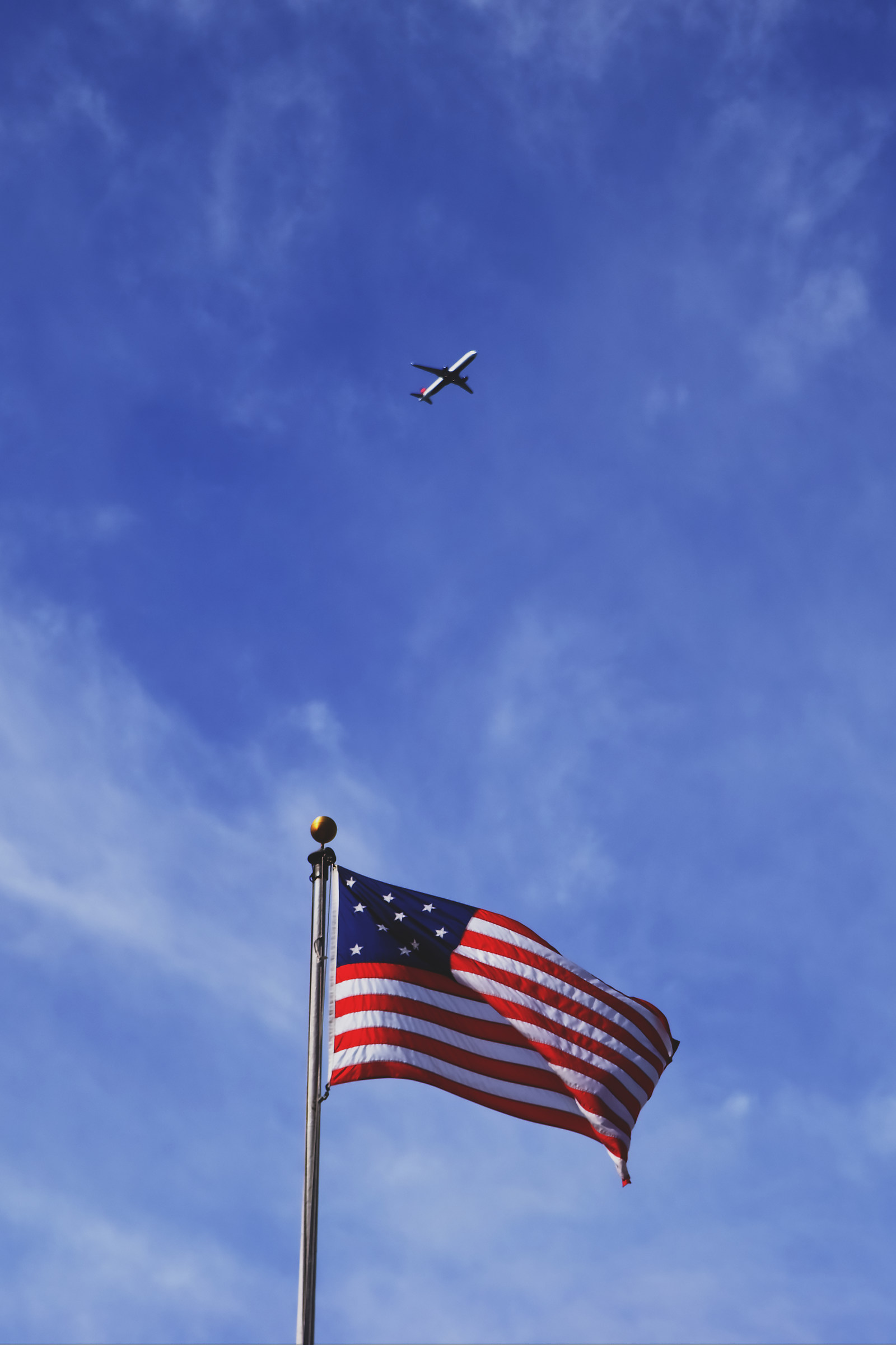 Vecchia bandiera americana