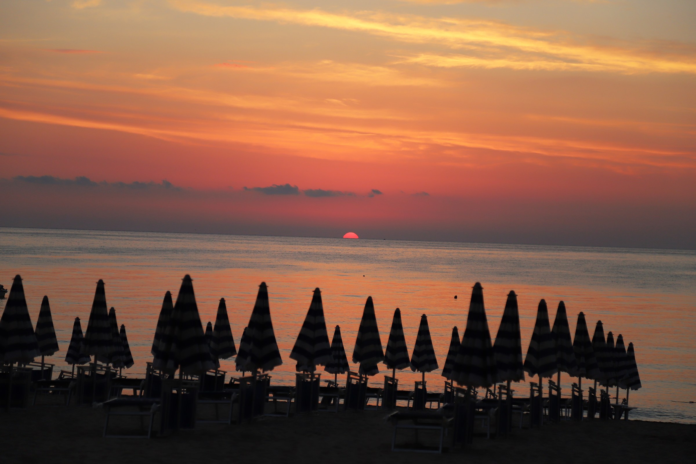 L'alba sulla Calabria