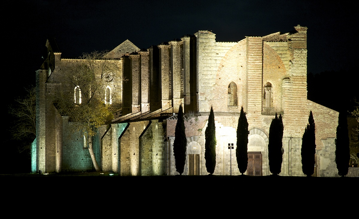 San Galgano by night