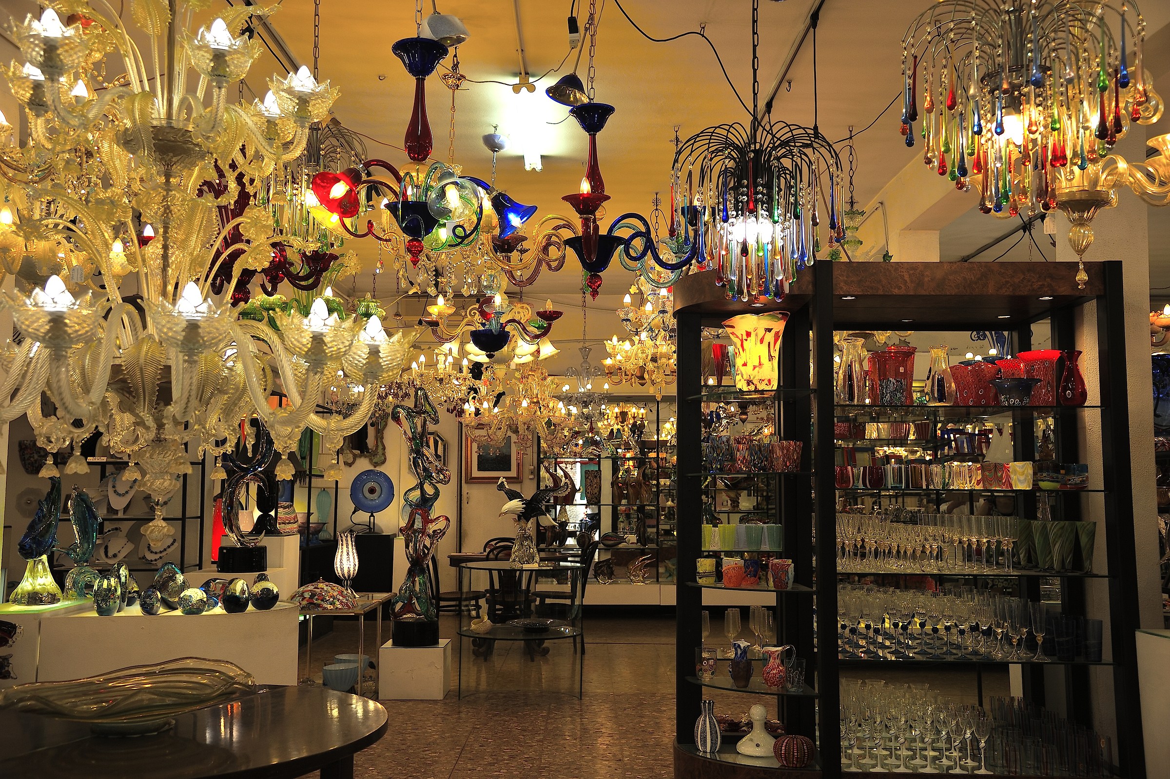 Una vetrina a Murano