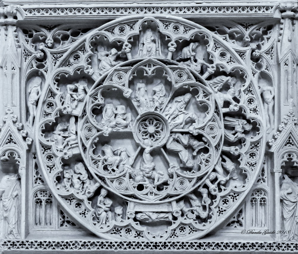 Detail of the funeral monument of King Pedro I