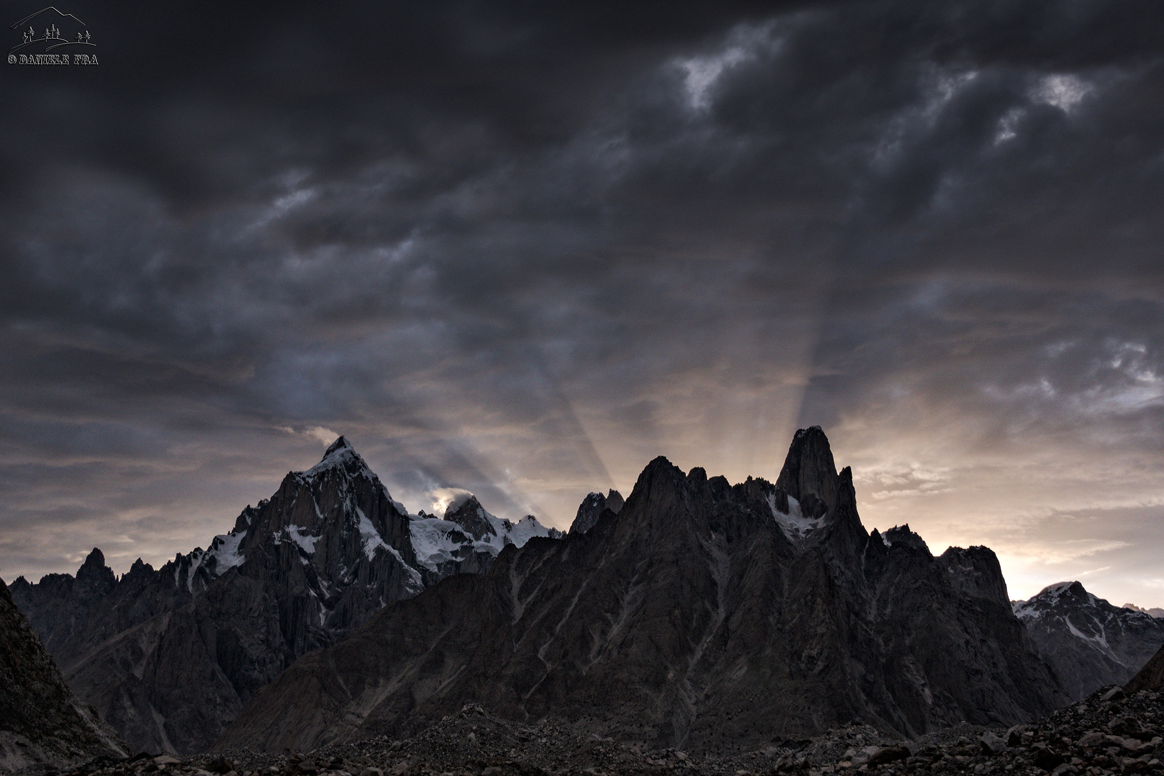 The Paju Peak 6610m and Trango Tower 6363m by Khoburtse