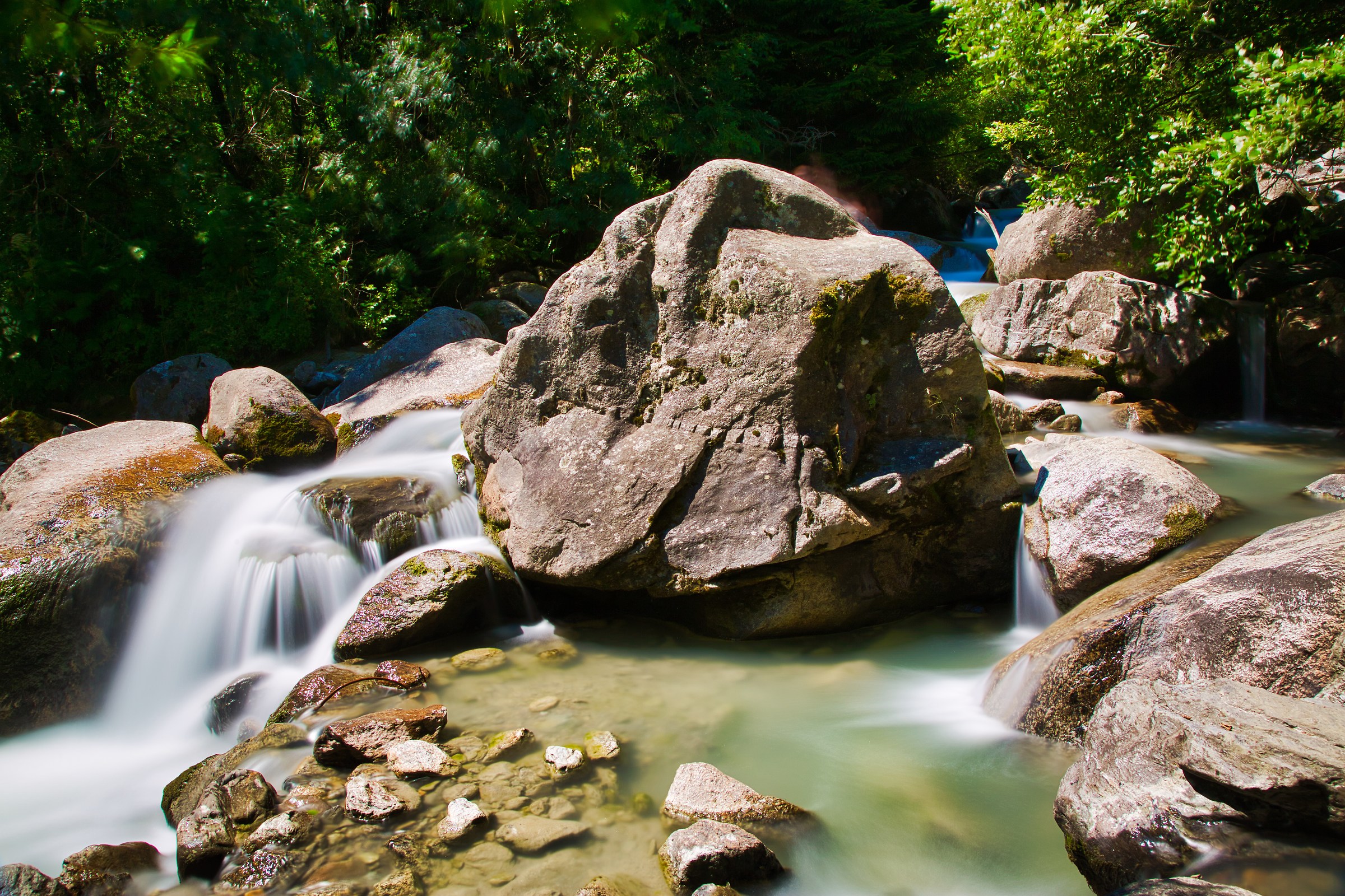 Near the waterfall of Parcines, South Tyrol
