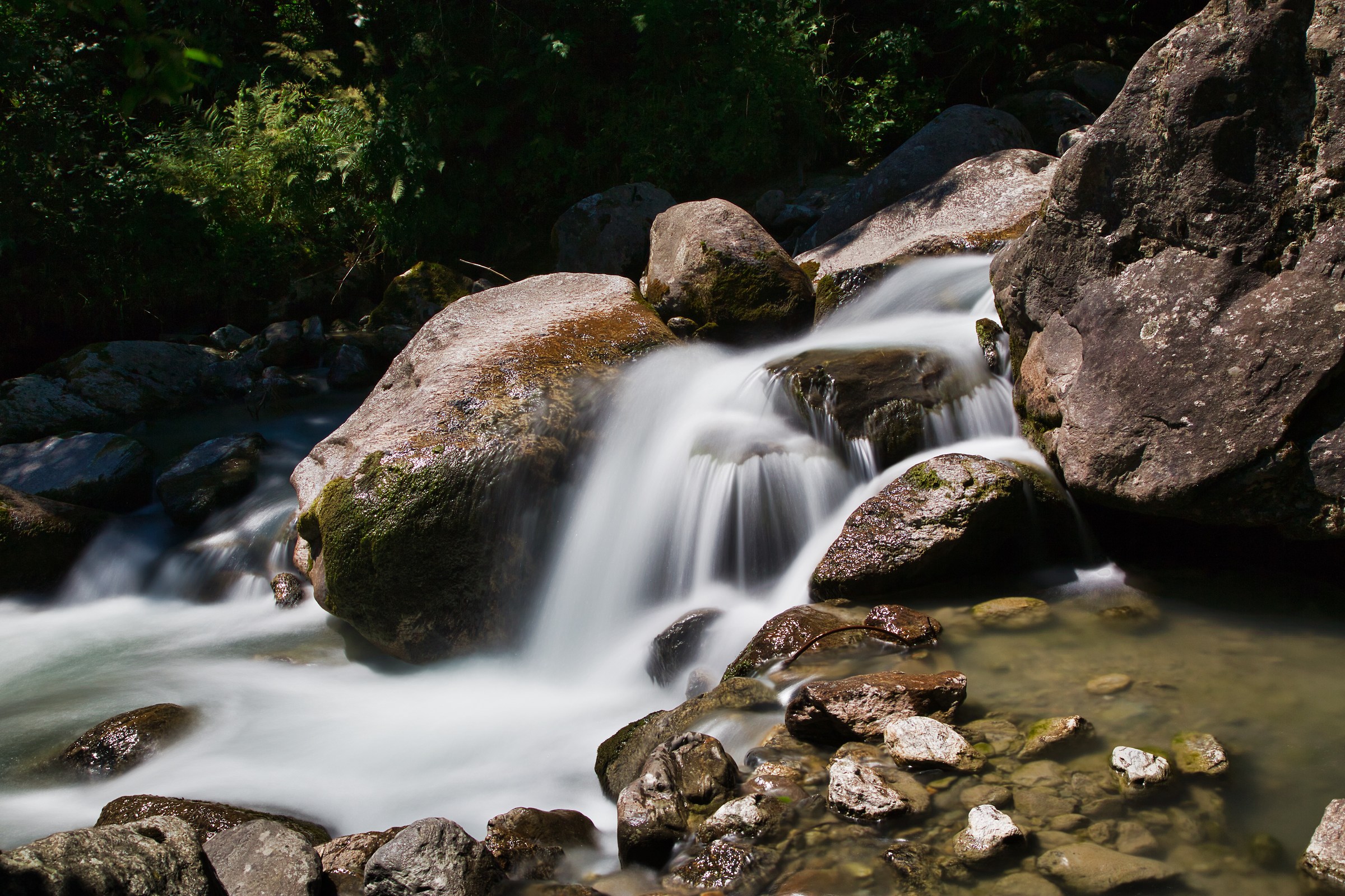 Near the waterfall of Parcines, South Tyrol