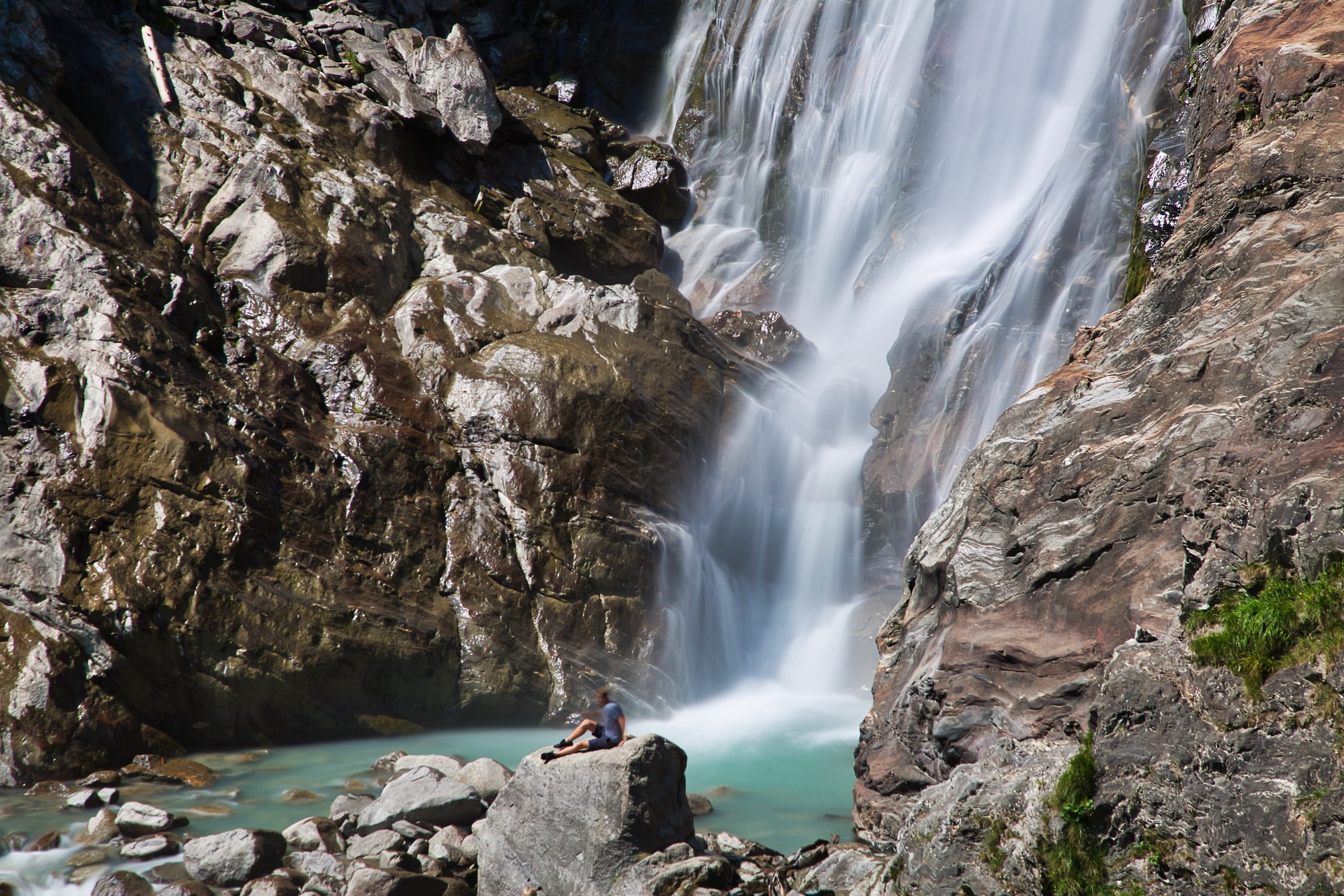 Waterfall of Parcines, South Tyrol