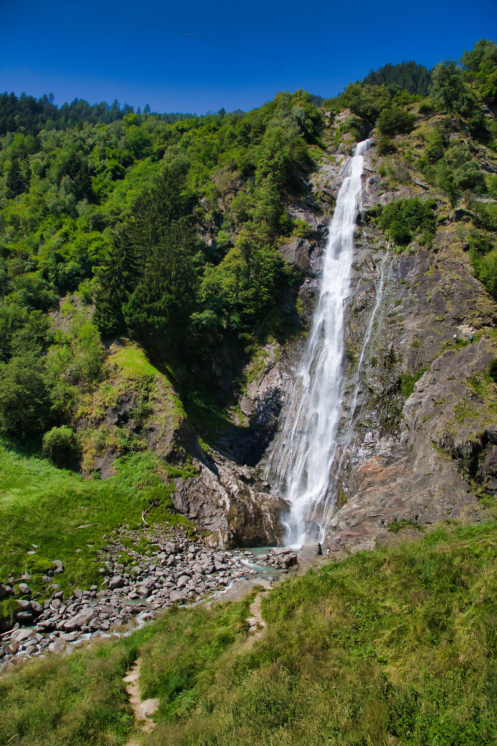 Waterfall of Parcines, South Tyrol