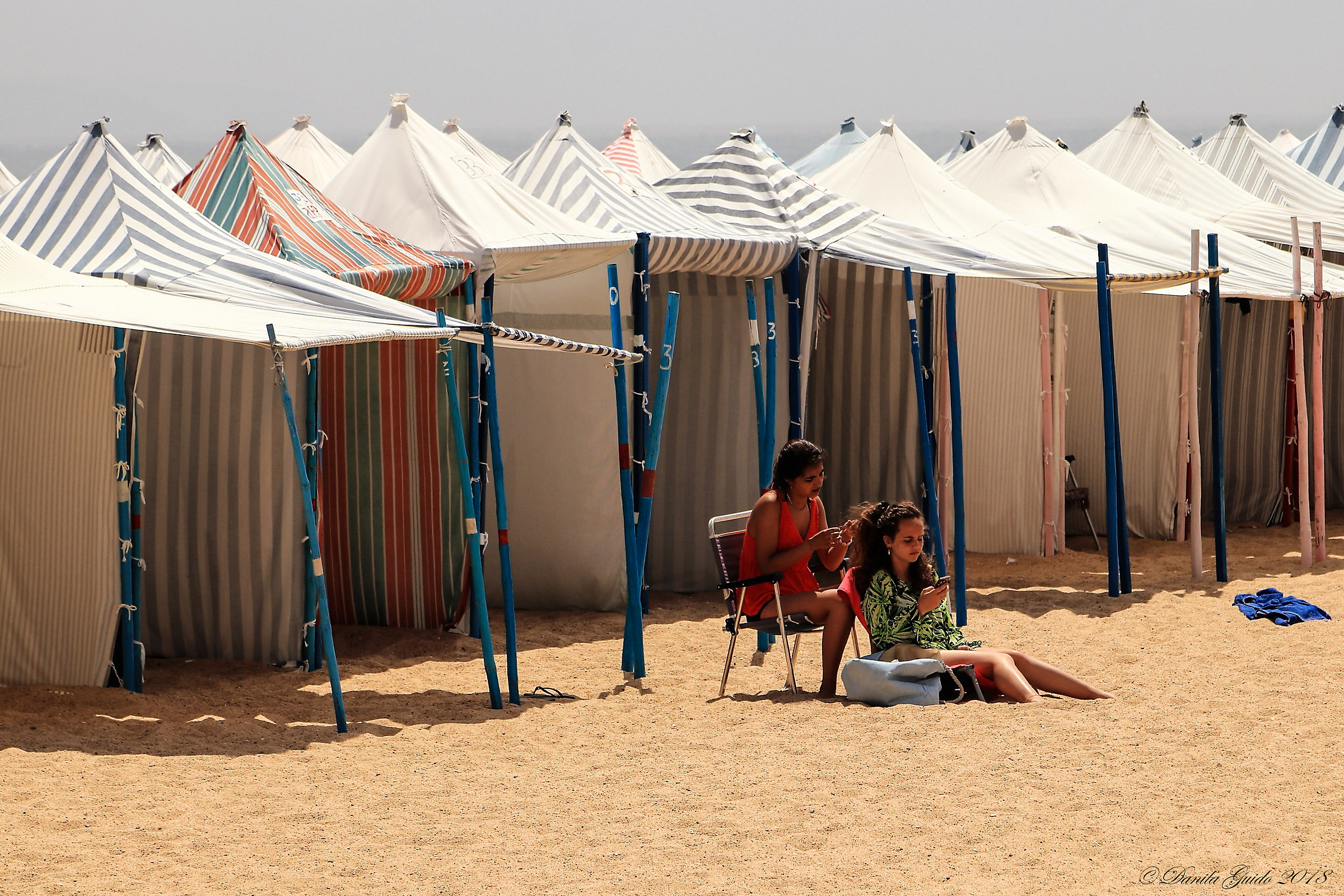 in spiaggia a Nazaré