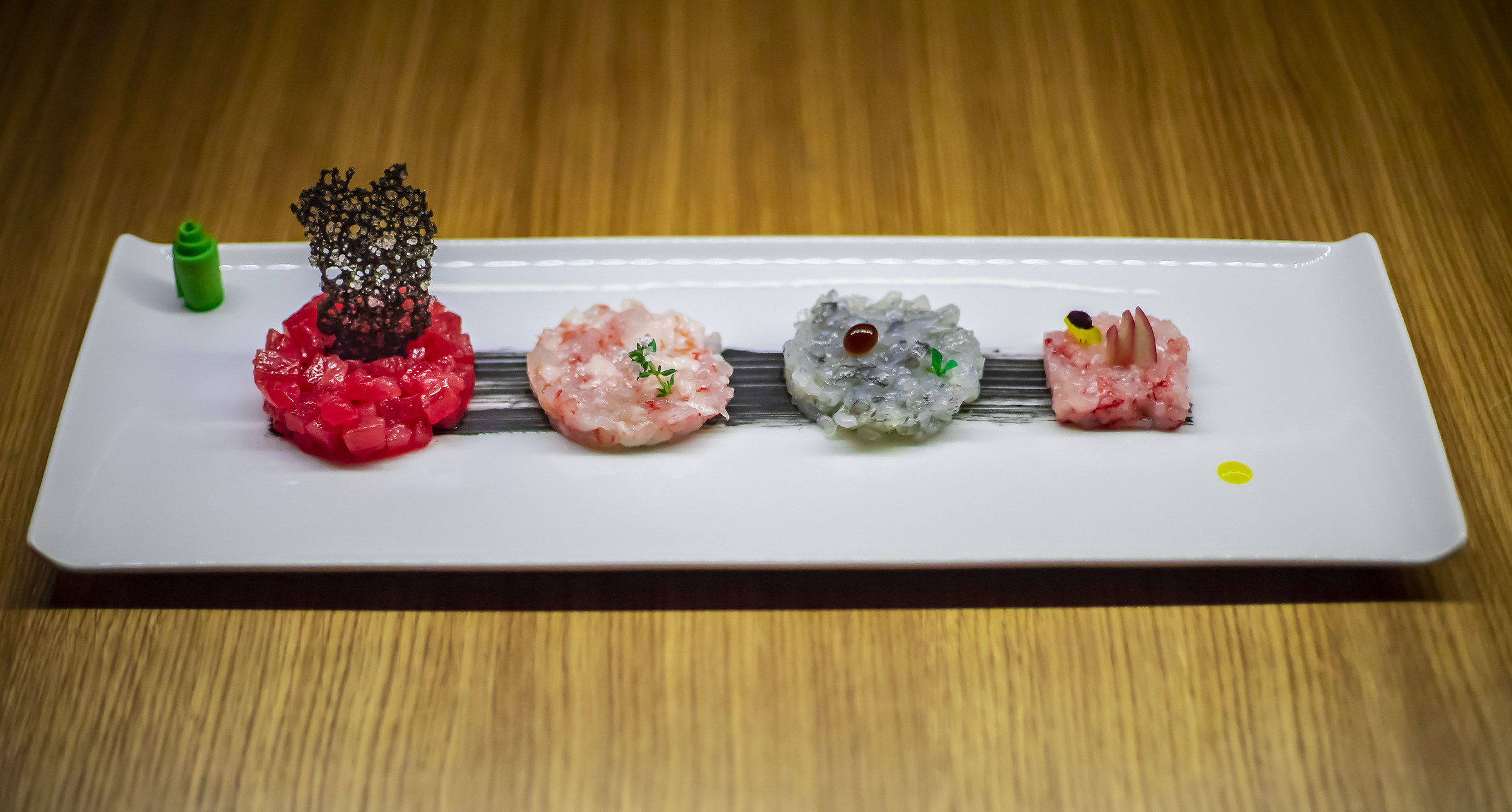 Chromatic variation of tartare