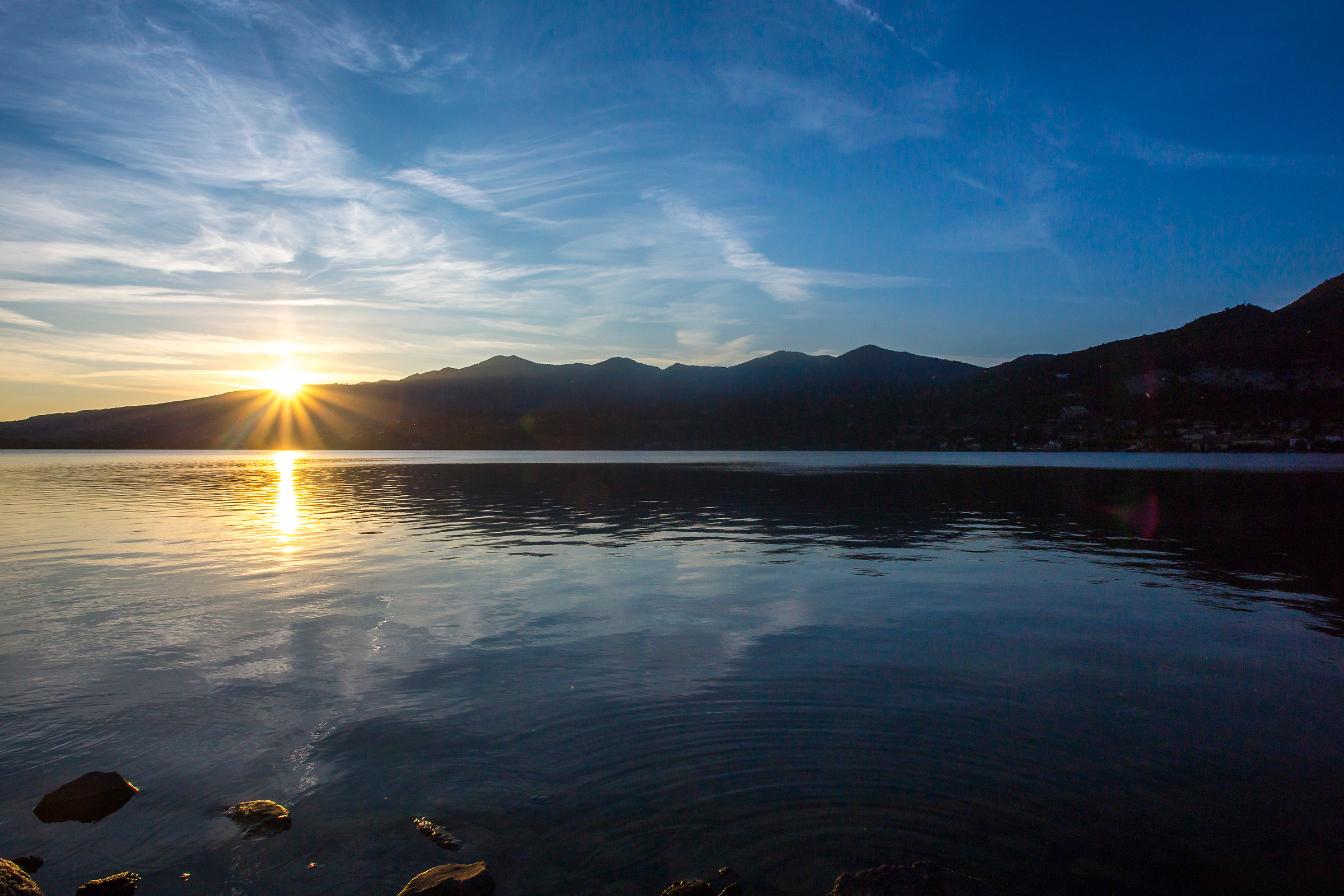 Tramonto Lago Pusiano