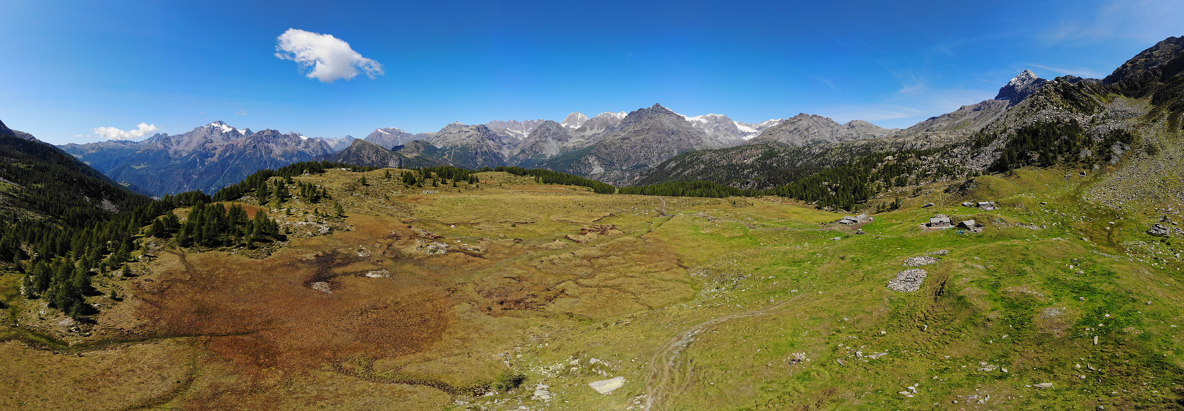 Alpe Acquanera and Pizzo Scalino