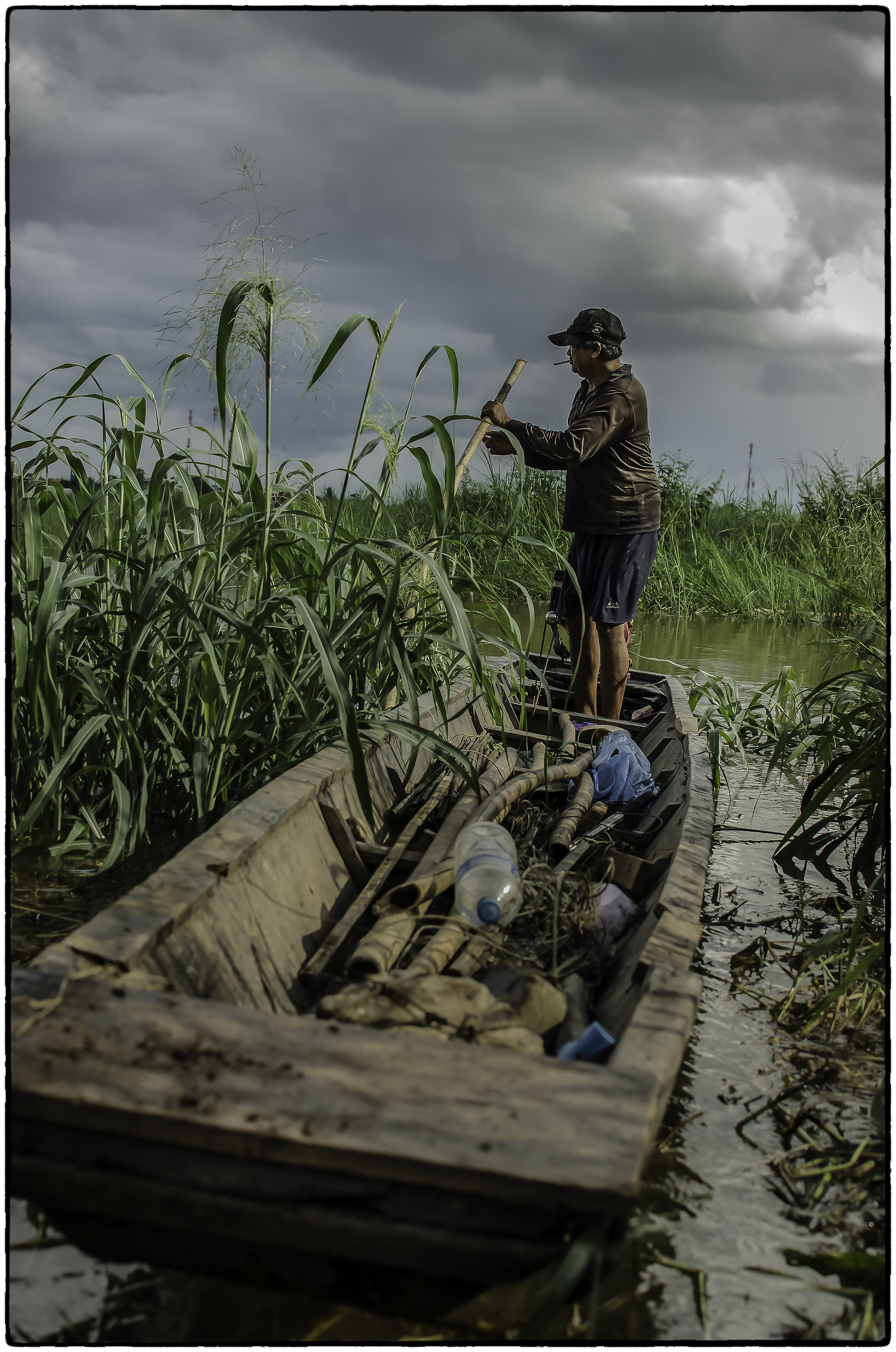 Fishing on the Mekong River/Laos side