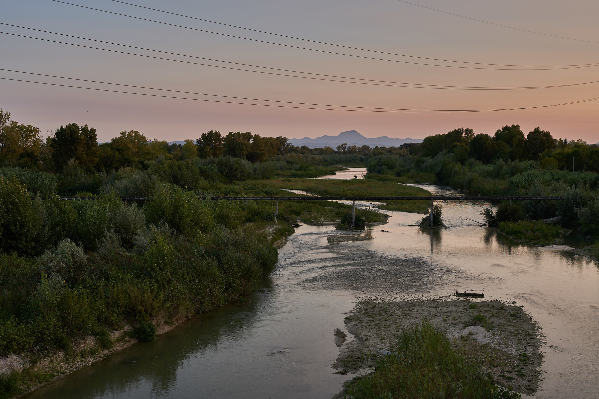 Esino nei pressi della foce