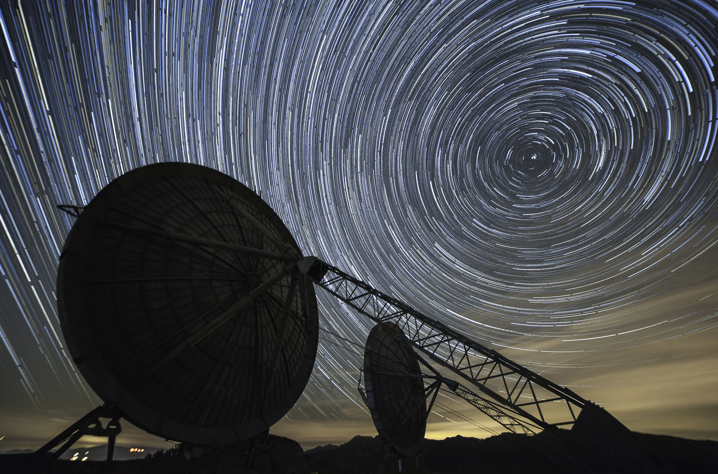 Startrail on the Yoke