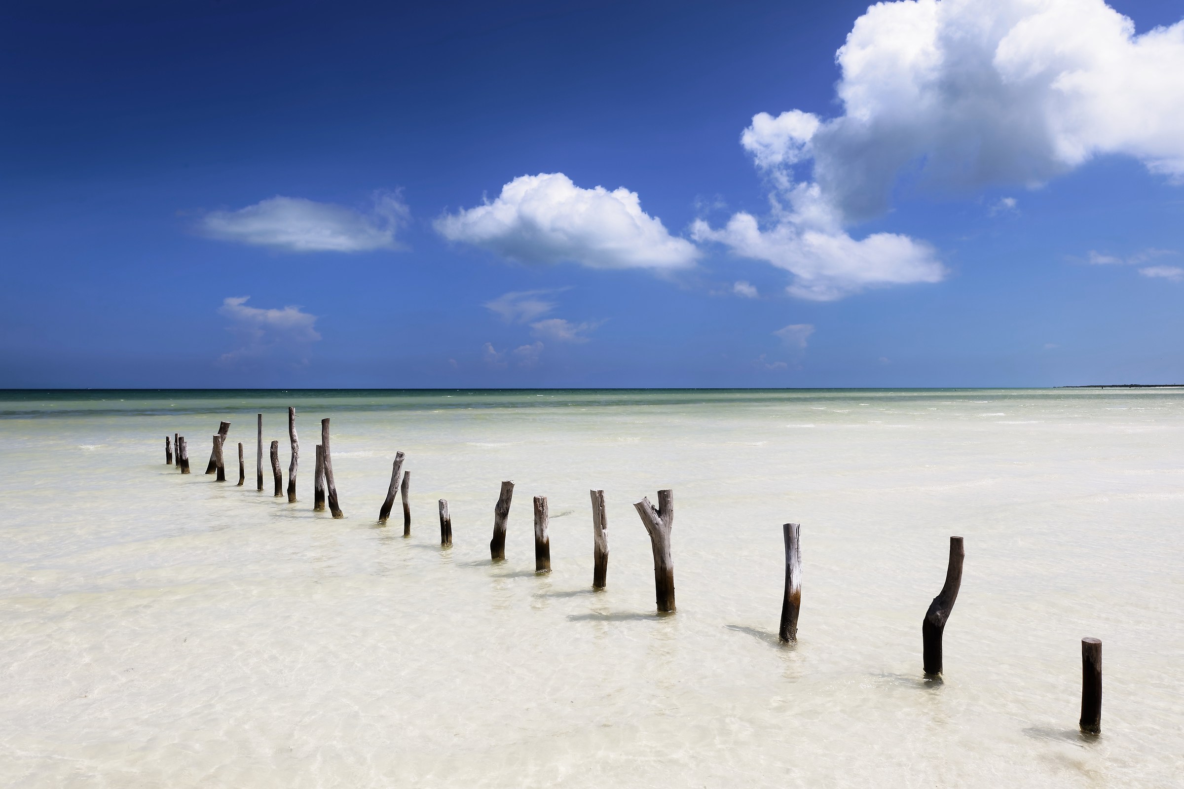 Spiaggia di Holbox Caraibi