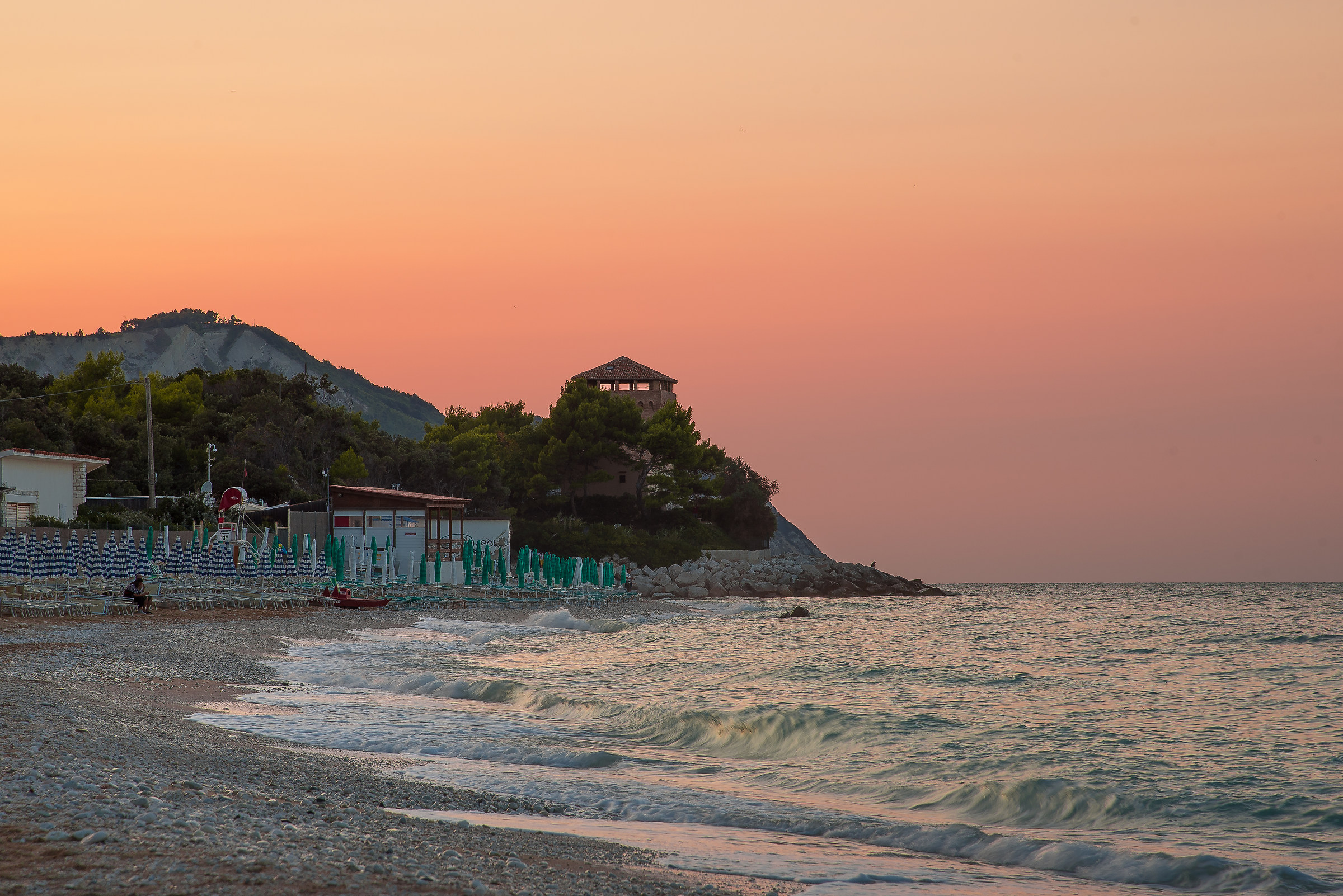 La Torre Portonovo tramonto