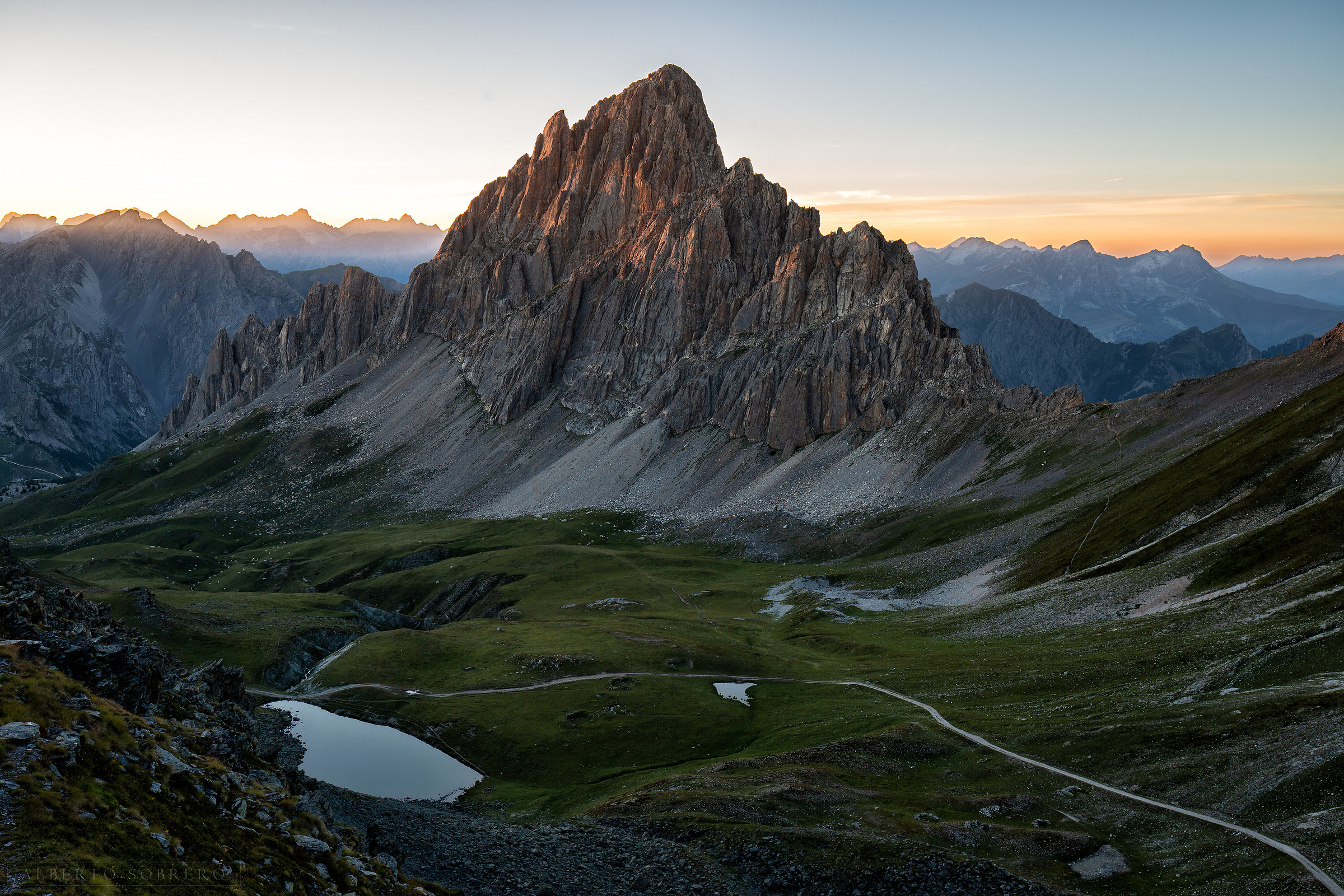 La Meja e gli ultimi raggi del Sole