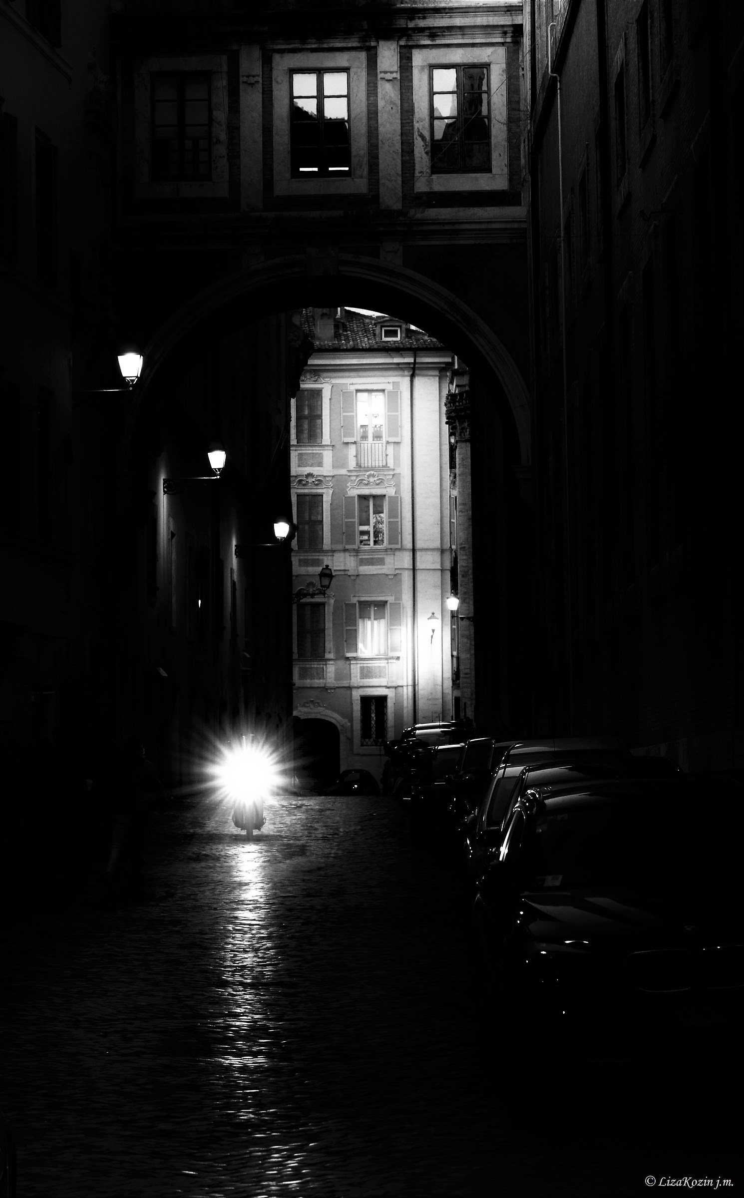 La notte e le luci della grande città