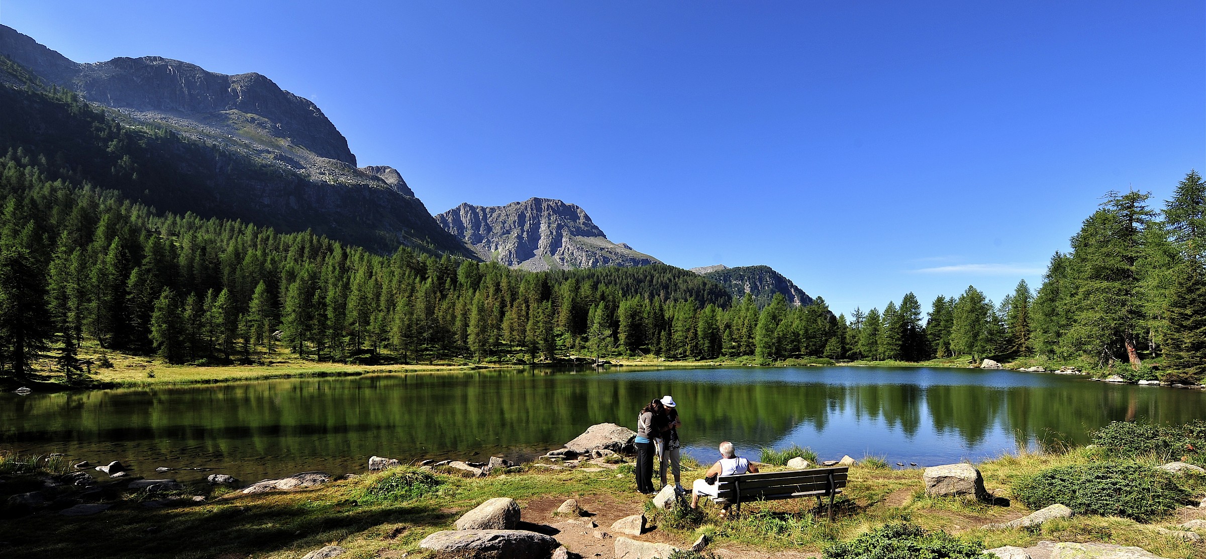 Laghetto a Passo San Pellegrino