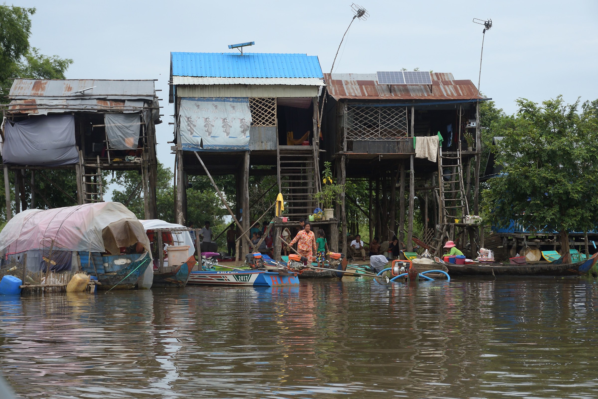 In barca sul Stung Sangker