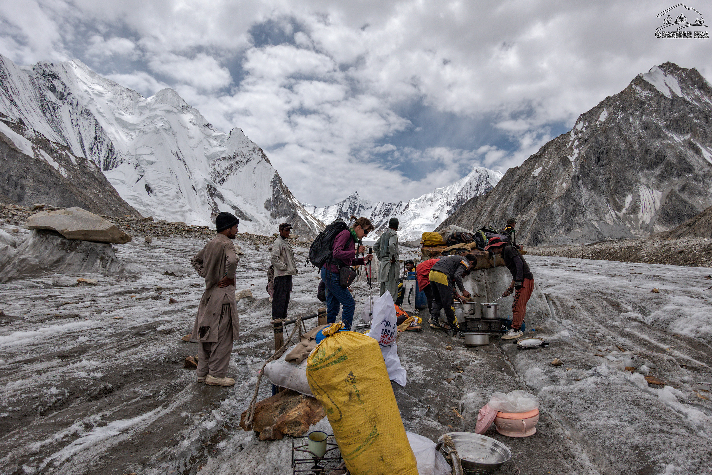 Park on the vineyards Glacier