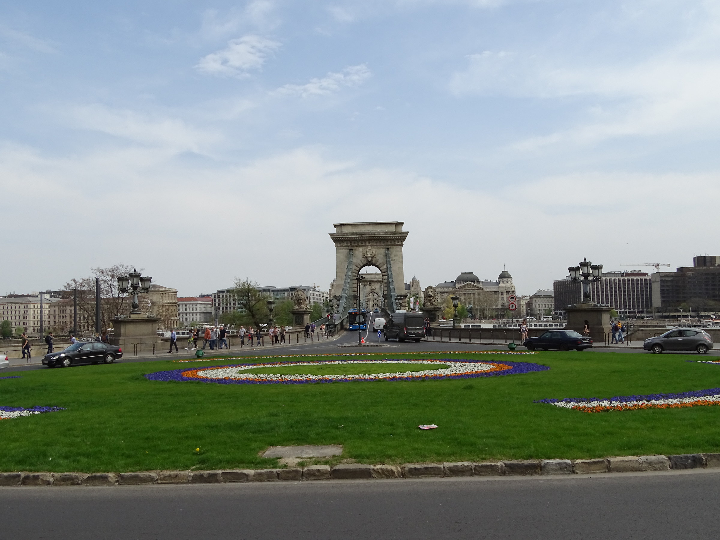 At the end of the bridge