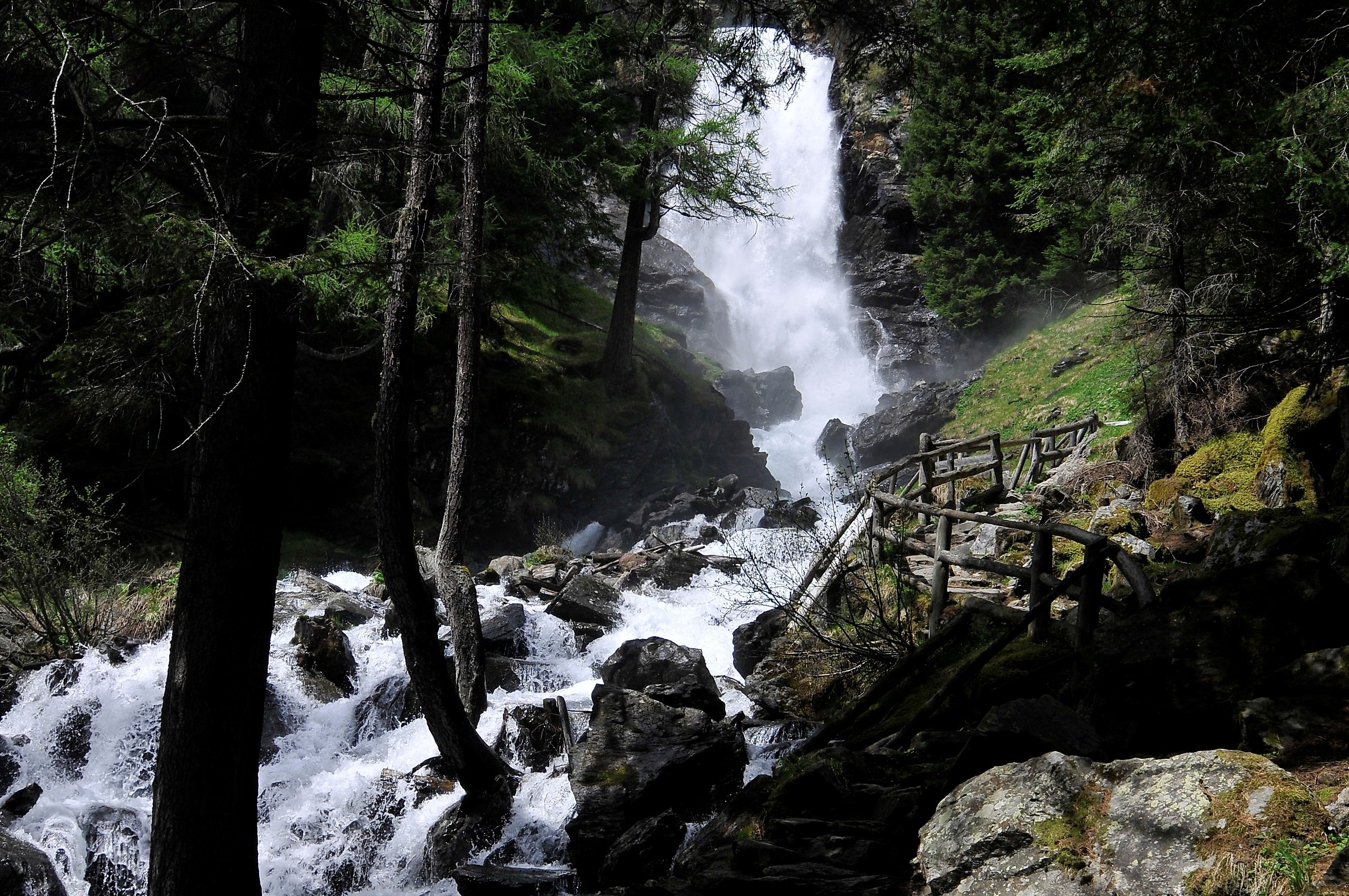 Waterfall of the Saent-Val di Pejo-TN